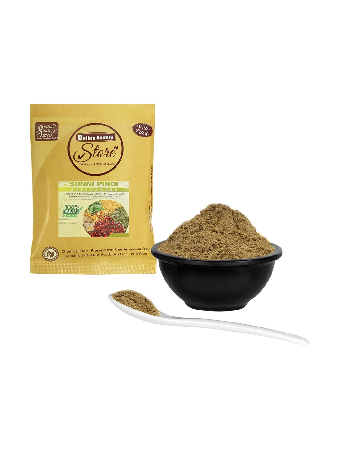 Online Quality Store Sunnipindi Bath Powder Ubtan Pack For Skin Lightening - 200 g, Yellow
Online Quality Store Sunnipindi Bath Powder Ubtan Pack For Skin Lightening - 200 g, Yellow