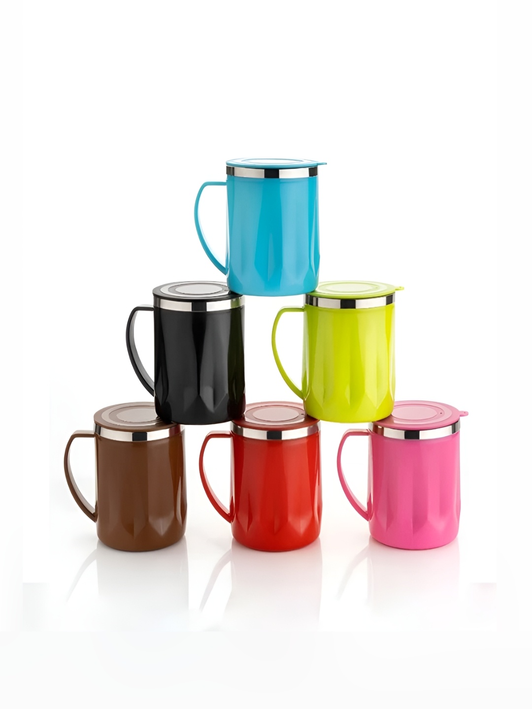Craftlayout Multicoloured Solid Stainless Steel Glossy Cups Set of Cups and Mugs, Blue
Craftlayout Multicoloured Solid Stainless Steel Glossy Cups Set of Cups and Mugs, Blue