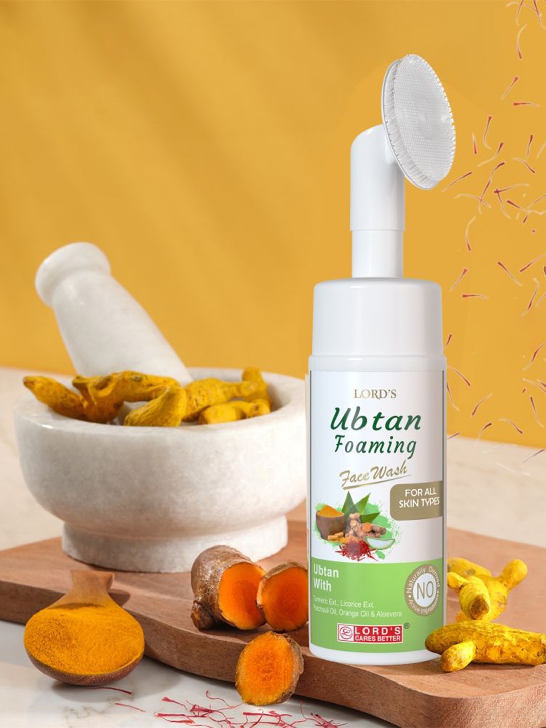 Lord's Skincare Ubtan Foaming Turmeric & Aloe Vera Tan Removal Face Wash - 150 ml, Off white
Lord's Skincare Ubtan Foaming Turmeric & Aloe Vera Tan Removal Face Wash - 150 ml, Off white