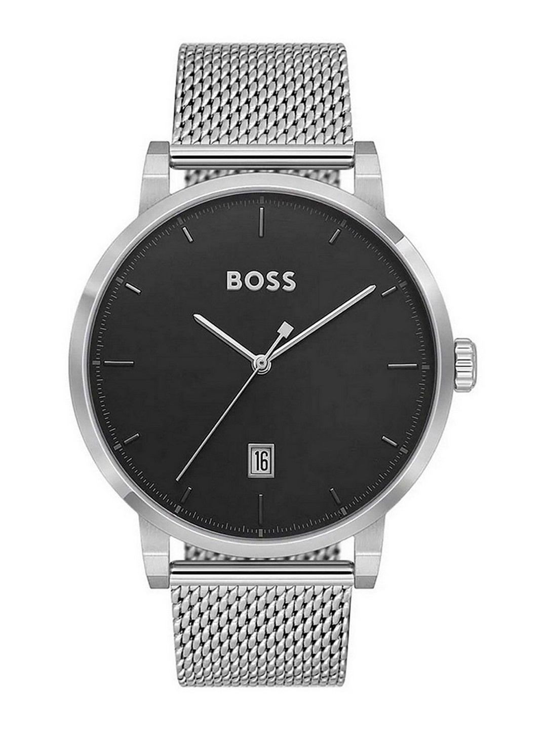 BOSS Men Dial & Stainless Steel Bracelet Style Straps Analogue Watch 1514009, Black
BOSS Men Dial & Stainless Steel Bracelet Style Straps Analogue Watch 1514009, Black