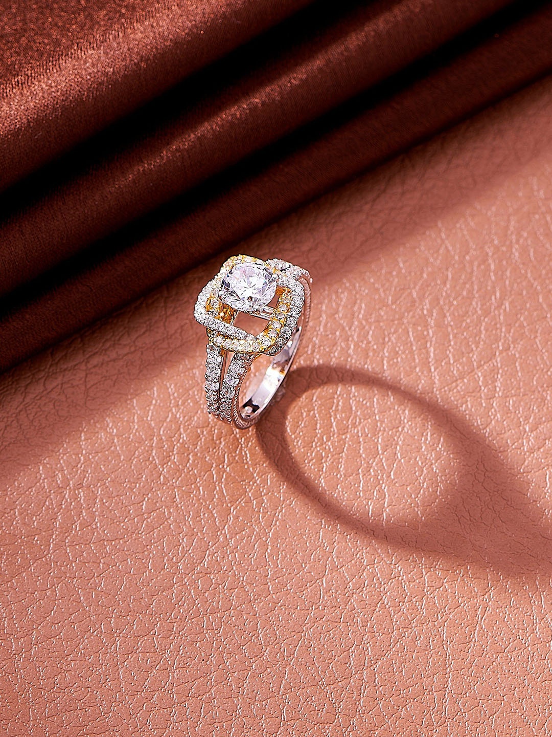 Nipura 925 Sterling Silver Rhodium Plated CZ Stone StuddedCriscross Crown Solitaire Ring
Nipura 925 Sterling Silver Rhodium Plated CZ Stone StuddedCriscross Crown Solitaire Ring