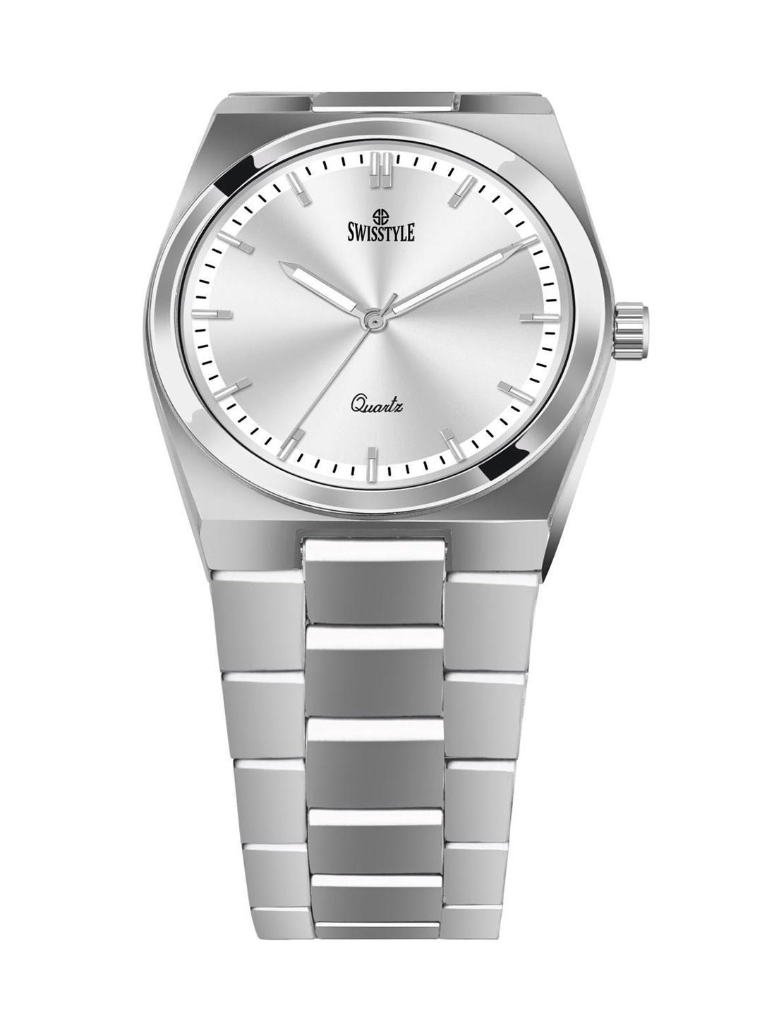 SWISSTYLE Men Brass Embellished Dial & Stainless Steel Straps Analogue Watch SS-GR1810-SLV-CH., Silver
SWISSTYLE Men Brass Embellished Dial & Stainless Steel Straps Analogue Watch SS-GR1810-SLV-CH., Silver