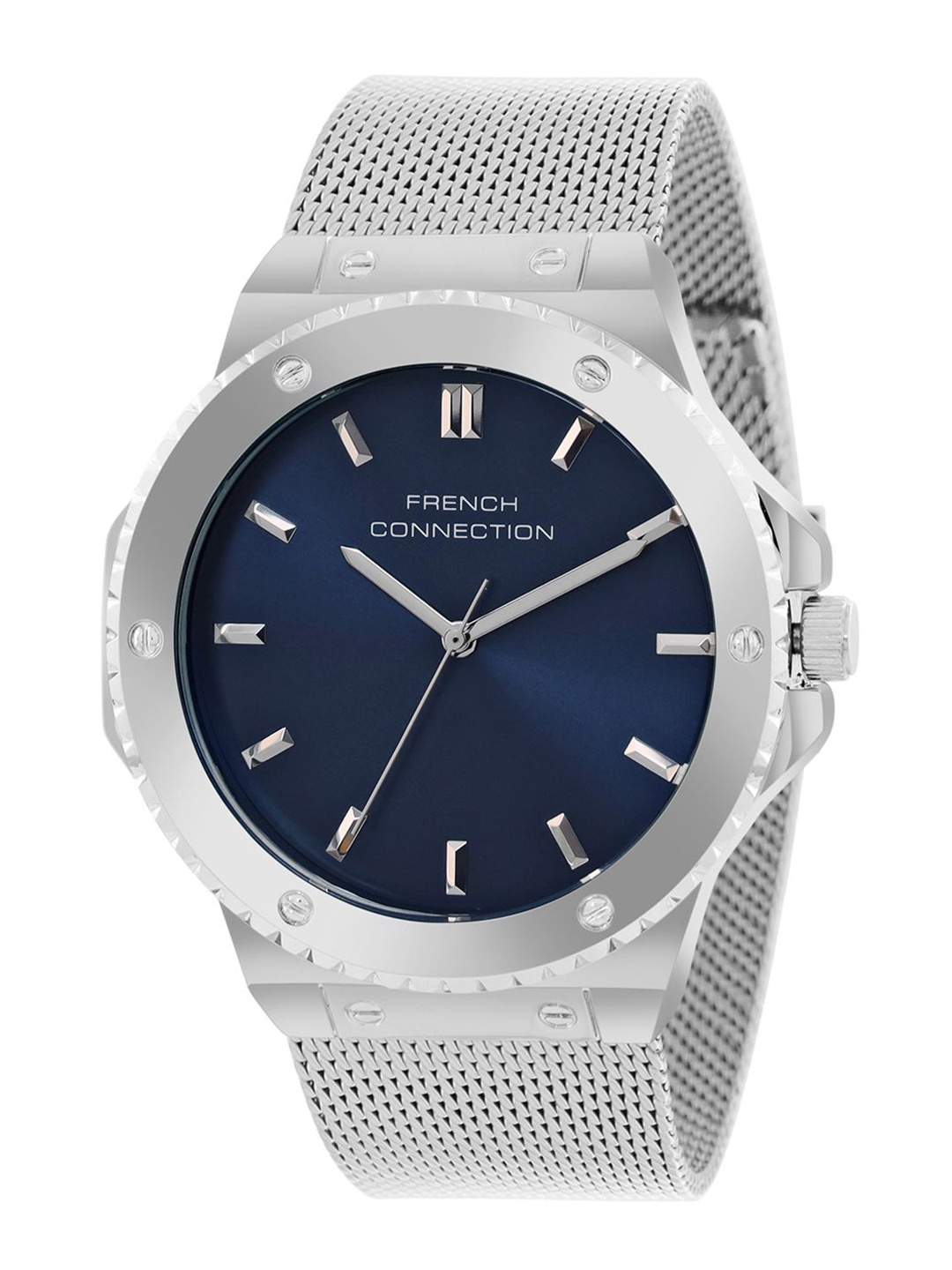 French Connection Men Patterned Dial & Stainless Steel Bracelet Style Straps Analogue Watch FCB4SM, Blue
French Connection Men Patterned Dial & Stainless Steel Bracelet Style Straps Analogue Watch FCB4SM, Blue