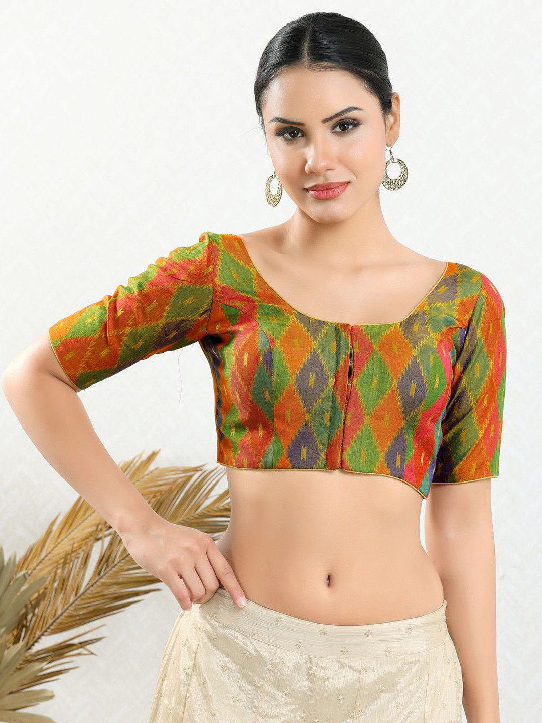 VAMAS - THE DESIGNER BLOUSES Women Round Neck Padded Saree Blouse, Mustard
VAMAS - THE DESIGNER BLOUSES Women Round Neck Padded Saree Blouse, Mustard