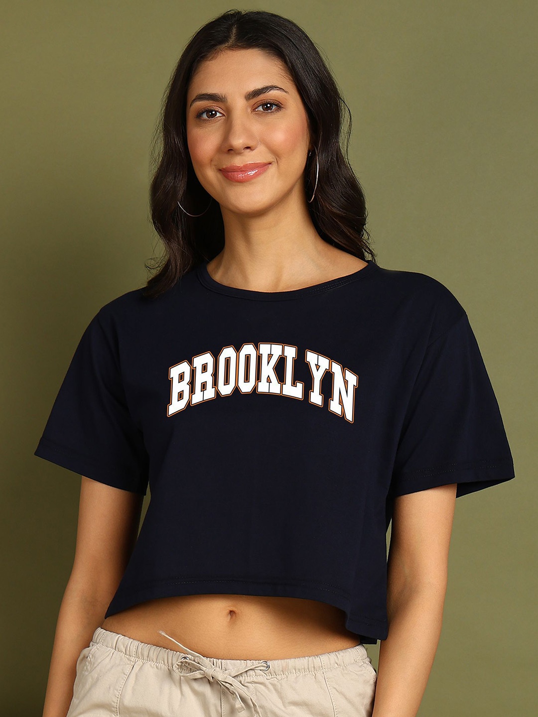 Moda Rapido Women Printed Drop-Shoulder Sleeves Bio Finish Applique T-shirt, Navy blue
Moda Rapido Women Printed Drop-Shoulder Sleeves Bio Finish Applique T-shirt, Navy blue