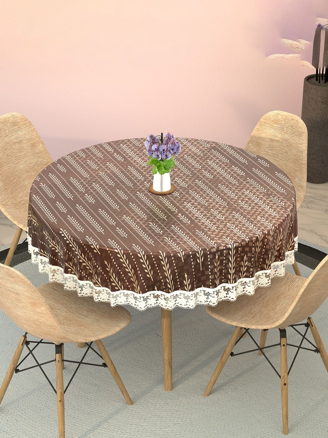 Aura Cream-Coloured Floral Plastic 4-Seater Table Cover with Embroidered details
Aura Cream-Coloured Floral Plastic 4-Seater Table Cover with Embroidered details
