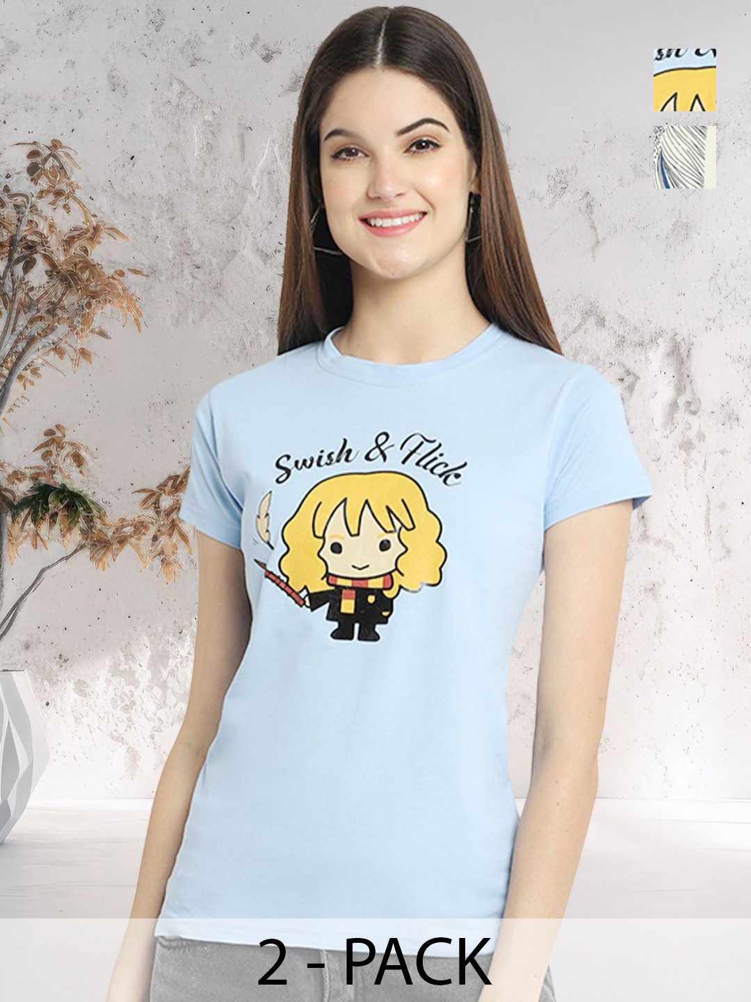 Metronaut Women Typography 2 Wonder Woman Printed Applique T-shirt, Multi 
Metronaut Women Typography 2 Wonder Woman Printed Applique T-shirt, Multi