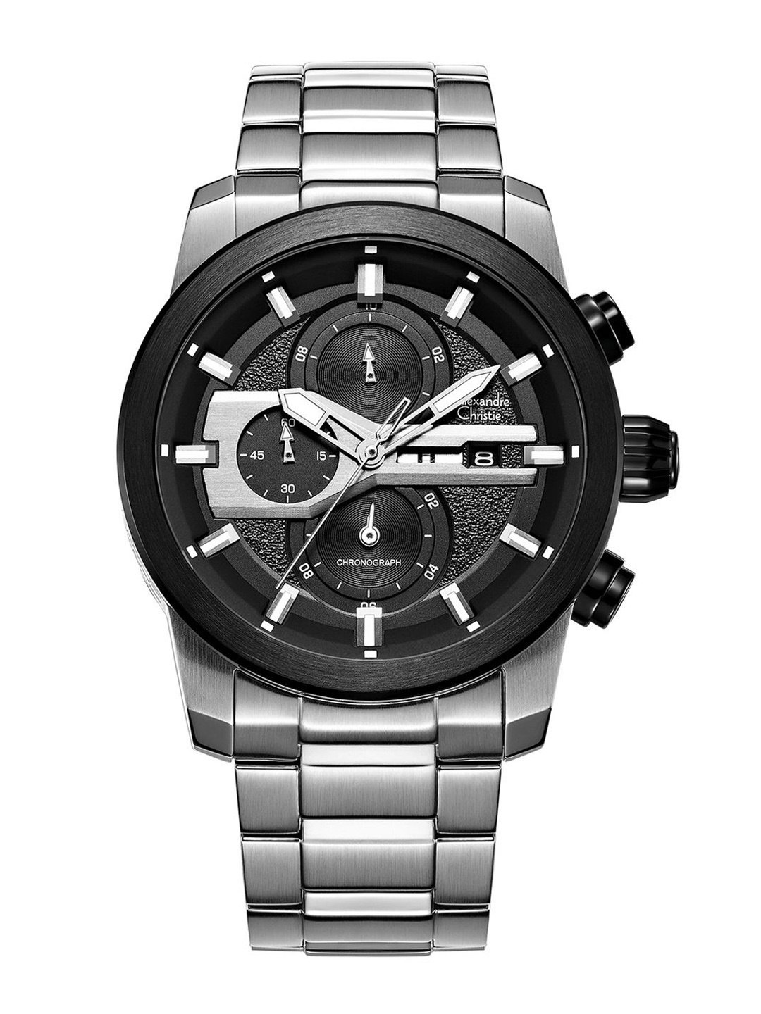 Alexandre Christie Men Dial & Stainless Steel Bracelet Style Straps Analogue Watch 6562MCBTBBASL, Silver
Alexandre Christie Men Dial & Stainless Steel Bracelet Style Straps Analogue Watch 6562MCBTBBASL, Silver