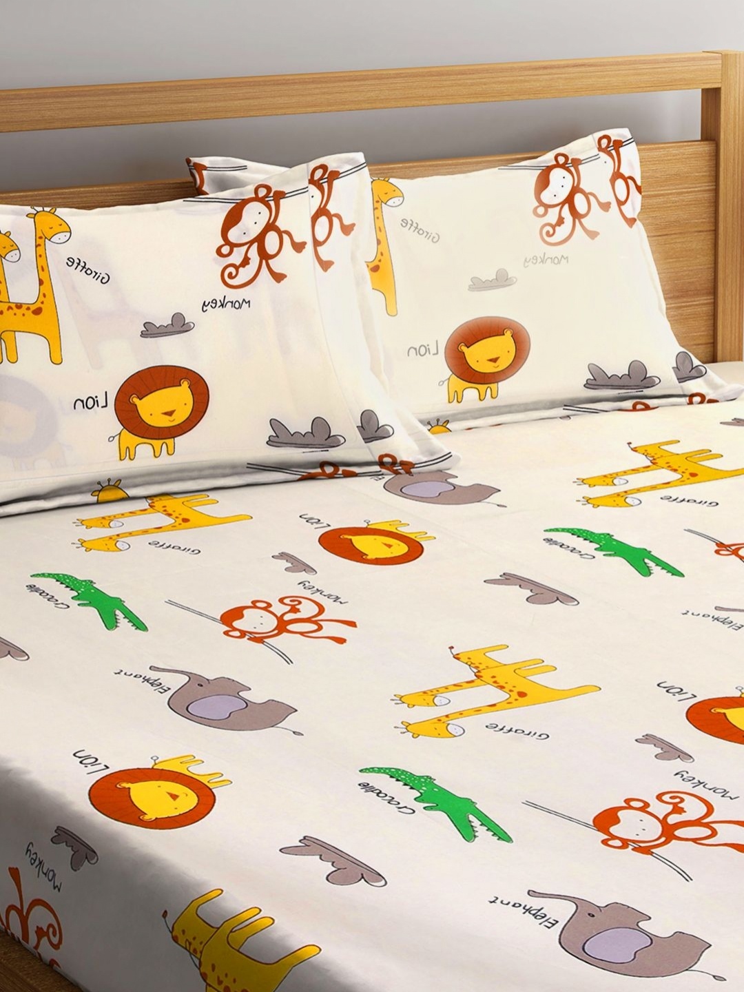 Myntra Elegant Homes Cream Graphic Printed Fitted 300 TC King Bedsheet Set 2.50 m x 2.20 m
Myntra Elegant Homes Cream Graphic Printed Fitted 300 TC King Bedsheet Set 2.50 m x 2.20 m