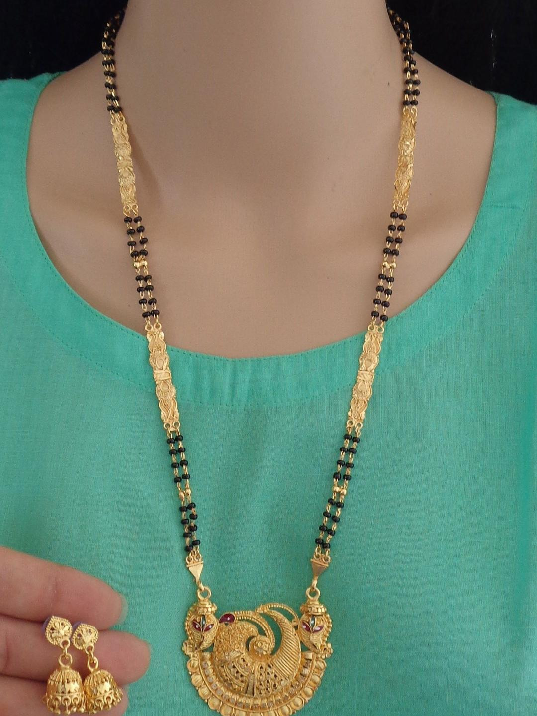 Ramdev Art Fashion Jwellery Gold-Plated Brass Mangalsutra
Ramdev Art Fashion Jwellery Gold-Plated Brass Mangalsutra