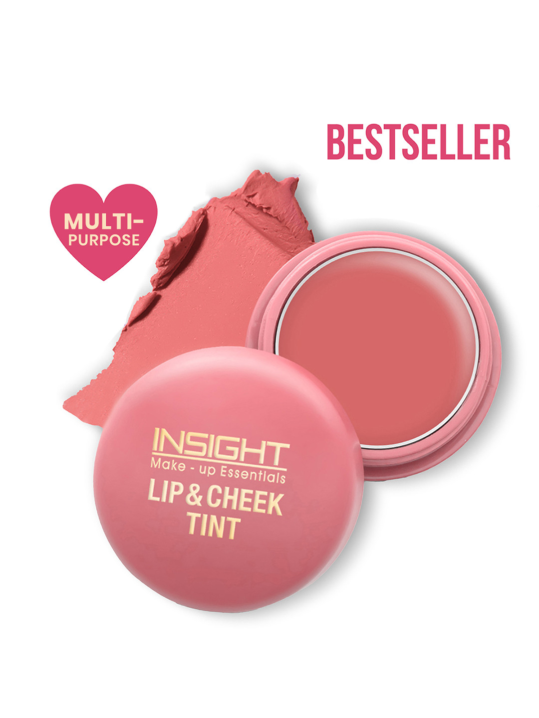 Insight Cosmetics Long-Lasting Lip & Cheek Tint With Vitamin E Oil 3g - Candy Cane 02, Pink
Insight Cosmetics Long-Lasting Lip & Cheek Tint With Vitamin E Oil 3g - Candy Cane 02, Pink