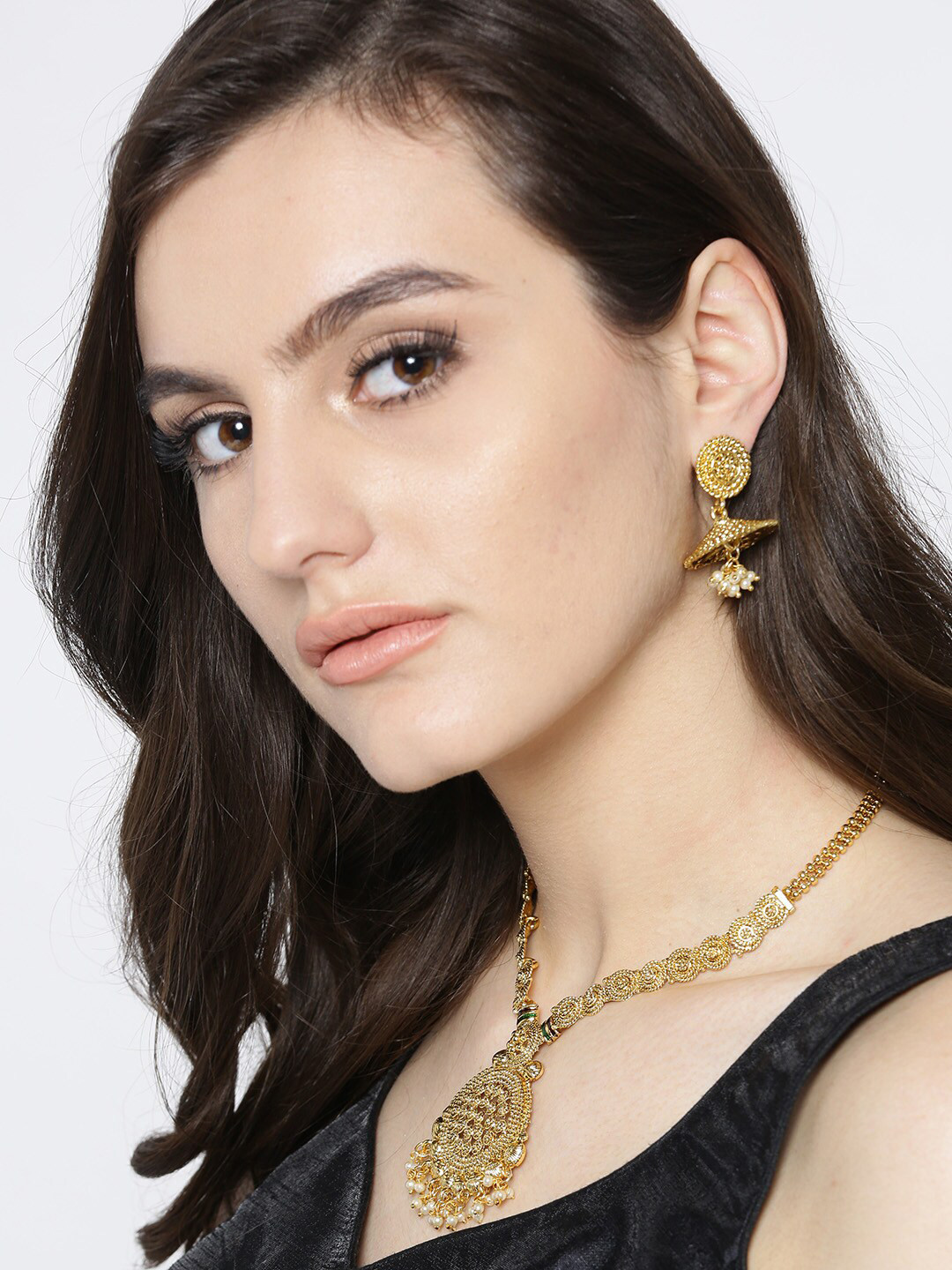 Anouk Beaded Necklace & Earrings, Gold
Anouk Beaded Necklace & Earrings, Gold