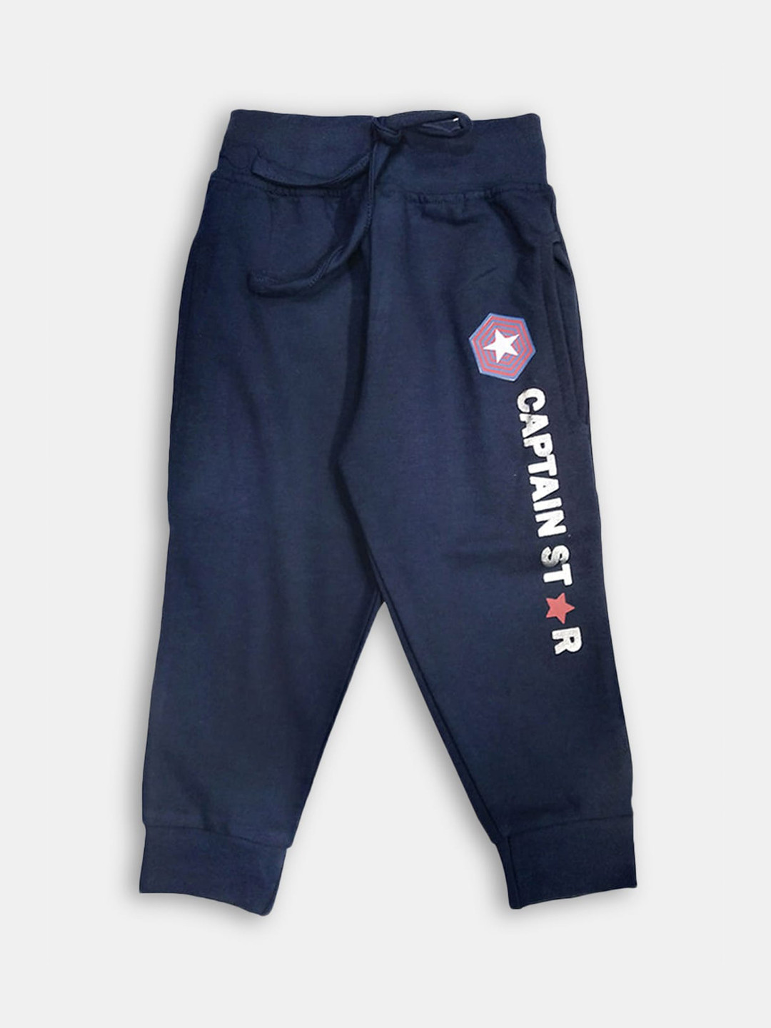 Hopscotch Boys Navy Blue Printed Pure Cotton Joggers
Hopscotch Boys Navy Blue Printed Pure Cotton Joggers