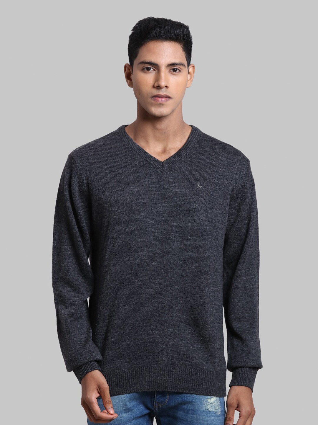 Parx Men Grey Pullover