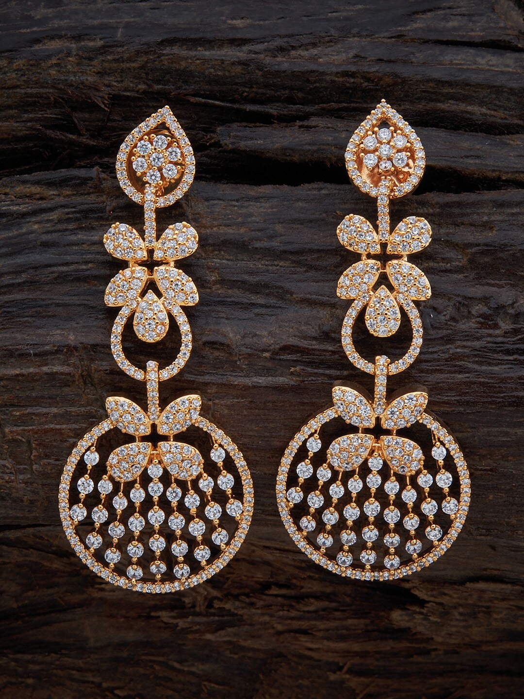 Kushal's Fashion Jewellery Women Rose Gold Plated & White CZ Contemporary Drop Earrings
Kushal's Fashion Jewellery Women Rose Gold Plated & White CZ Contemporary Drop Earrings