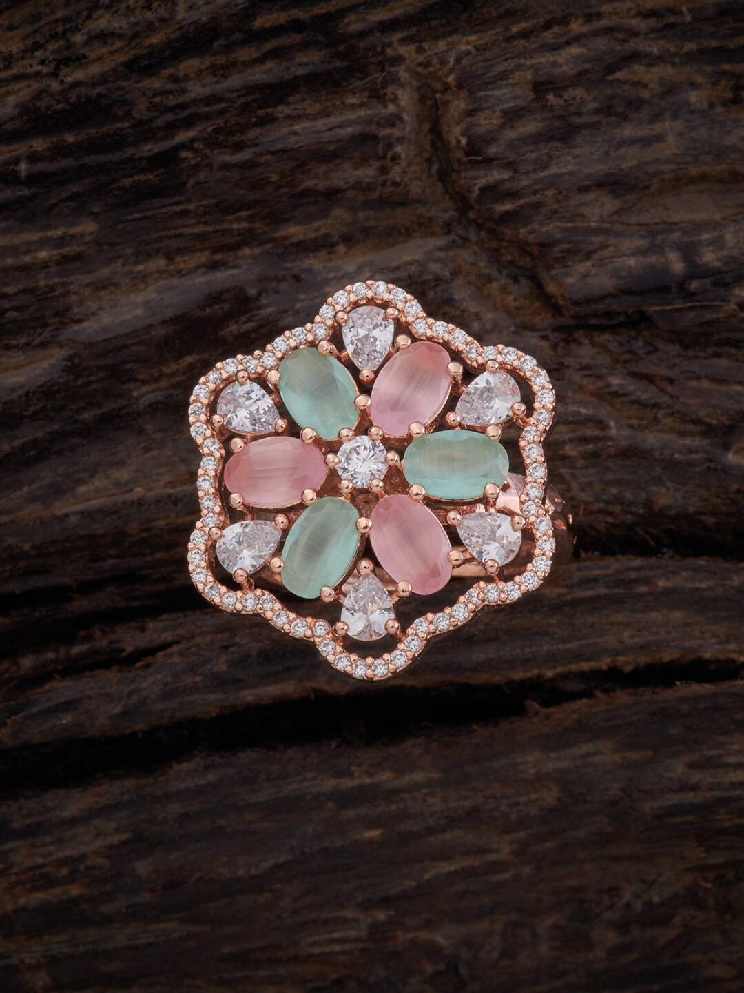 Kushal's Fashion Jewellery Rose Gold-Plated Rose Gold-Colored Cubic Zirconia Finger Ring
Kushal's Fashion Jewellery Rose Gold-Plated Rose Gold-Colored Cubic Zirconia Finger Ring