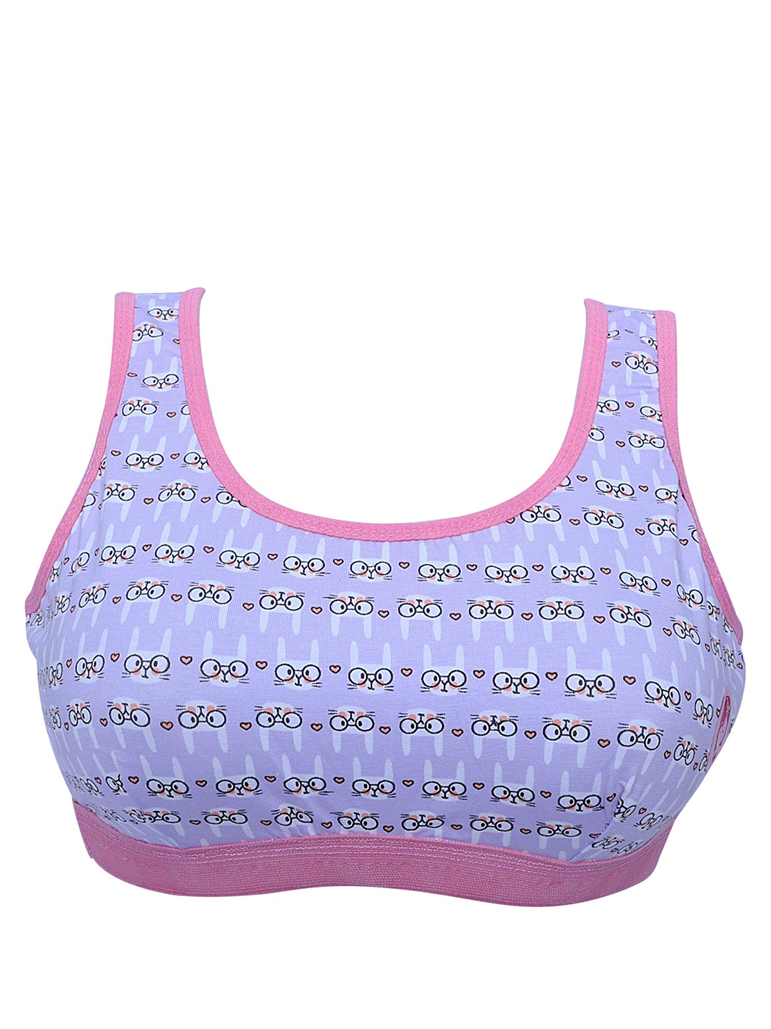 Girls Single Layer, Premium Cotton Non-Wired Non Padded Beginners Bra DCBRSE8201/s, Lavender
Girls Single Layer, Premium Cotton Non-Wired Non Padded Beginners Bra DCBRSE8201/s, Lavender