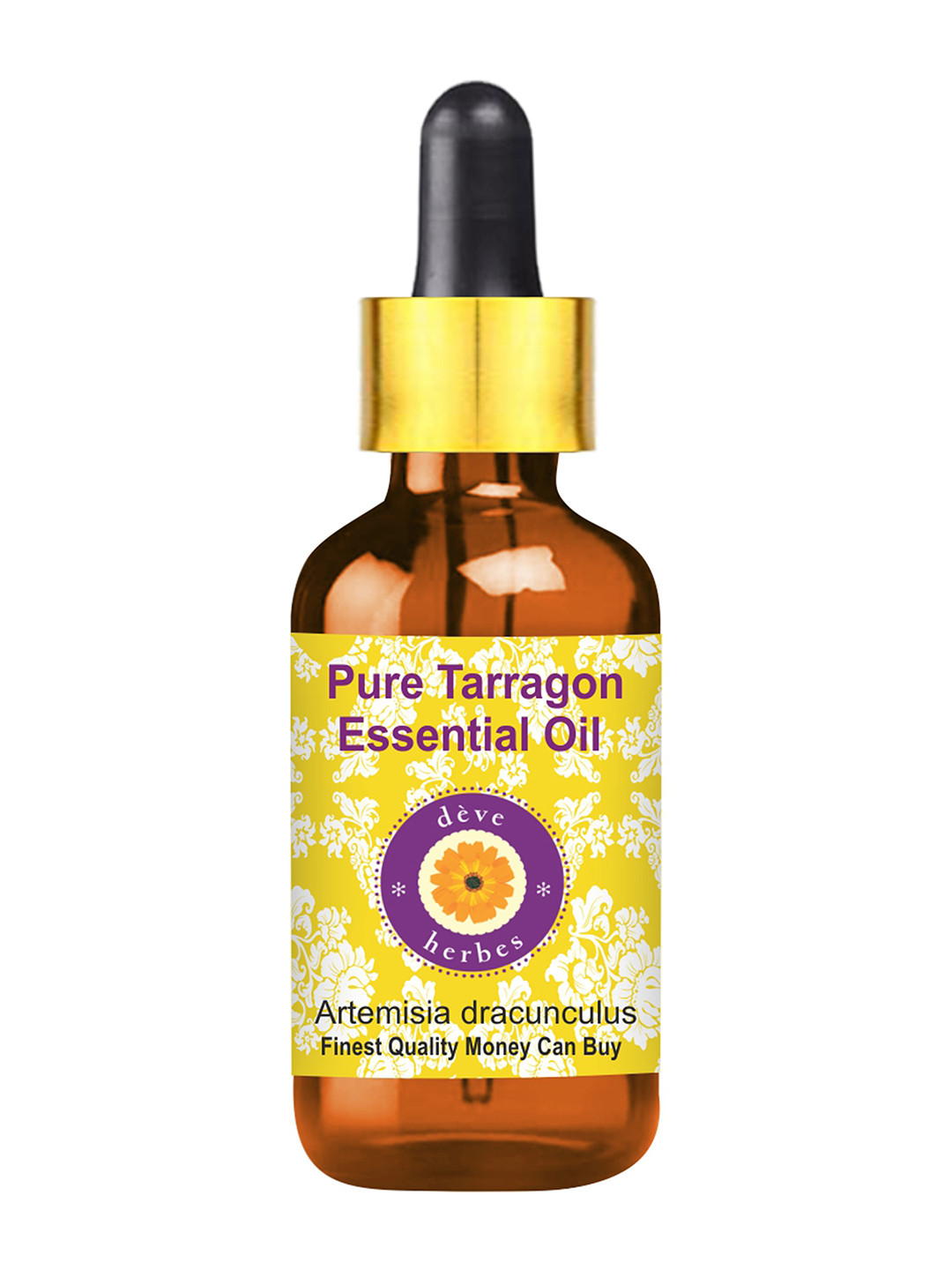 Deve Herbes Pure Tarragon Essential Oil with Glass Dropper Natural Therapeutic Grade- 50ml, Yellow
Deve Herbes Pure Tarragon Essential Oil with Glass Dropper Natural Therapeutic Grade- 50ml, Yellow