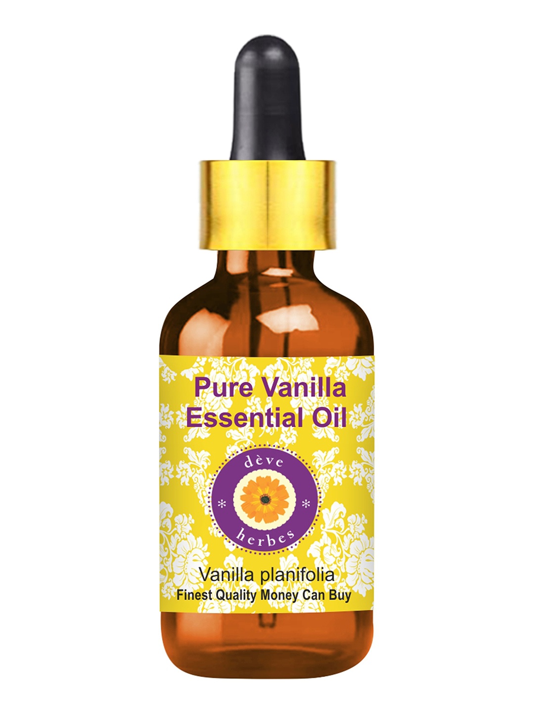 Deve Herbes Pure Vanilla Essential Oil with Glass Dropper Natural Therapeutic Grade 50ml, Yellow
Deve Herbes Pure Vanilla Essential Oil with Glass Dropper Natural Therapeutic Grade 50ml, Yellow