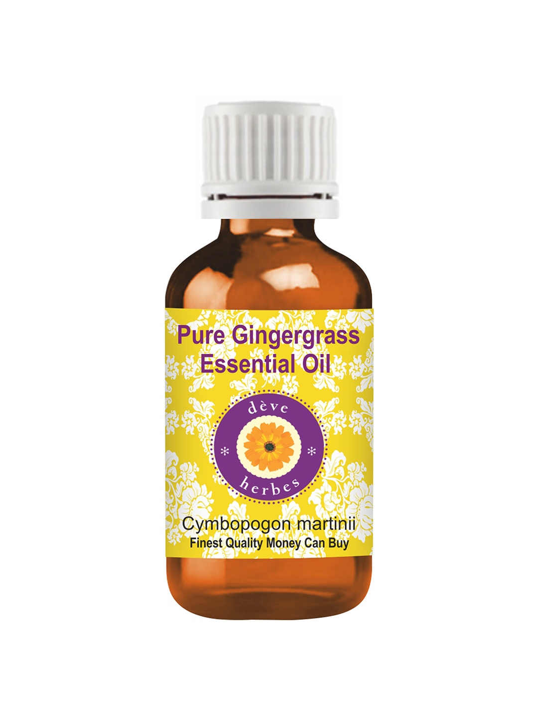 Deve Herbes Pure Gingergrass Essential Oil Natural Therapeutic Grade Steam Distilled 5ml, Yellow
Deve Herbes Pure Gingergrass Essential Oil Natural Therapeutic Grade Steam Distilled 5ml, Yellow