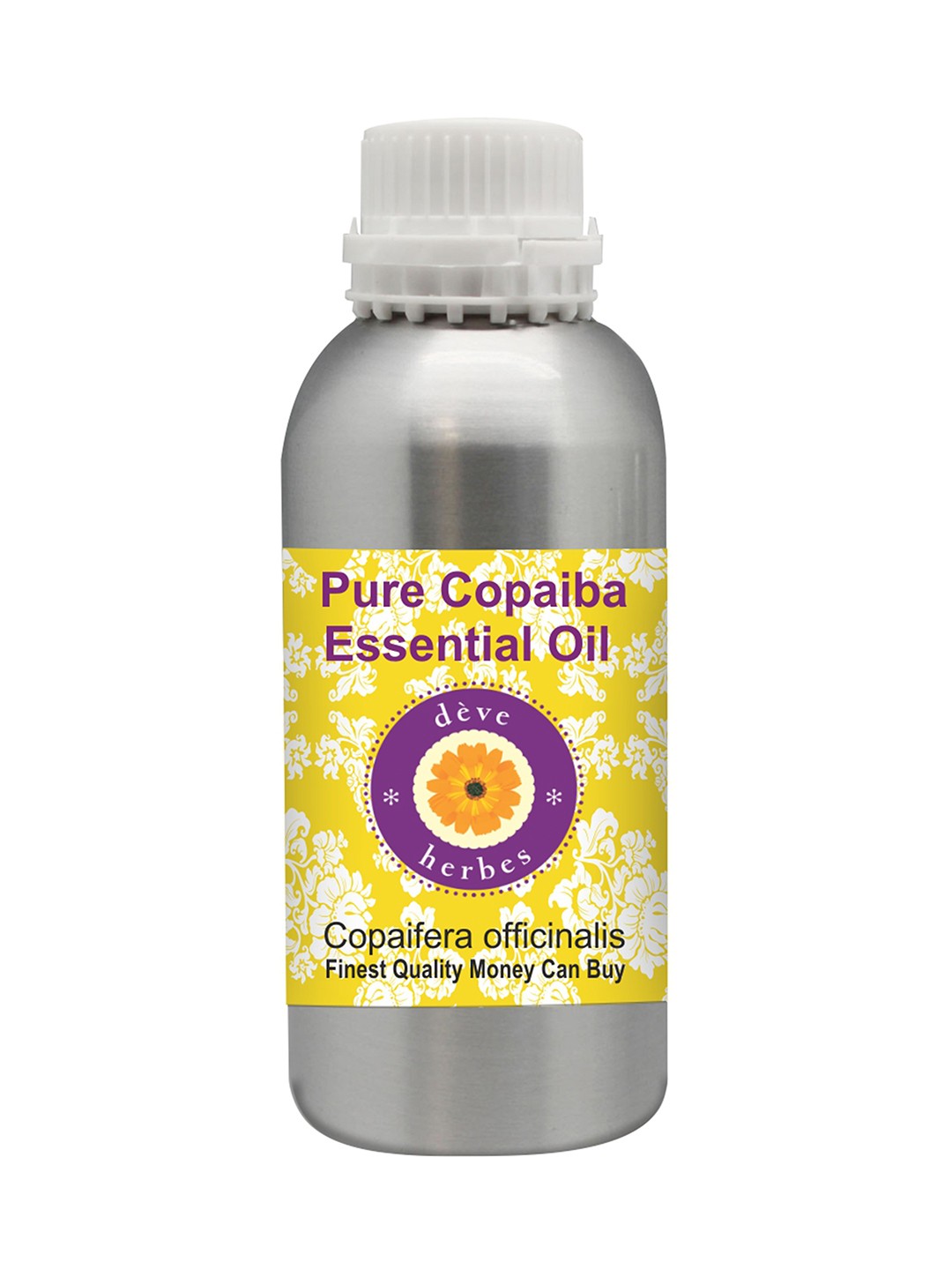 Deve Herbes Pure Copaiba Essential Oil - Natural Therapeutic Grade Steam Distilled- 1250ml, Yellow
Deve Herbes Pure Copaiba Essential Oil - Natural Therapeutic Grade Steam Distilled- 1250ml, Yellow
