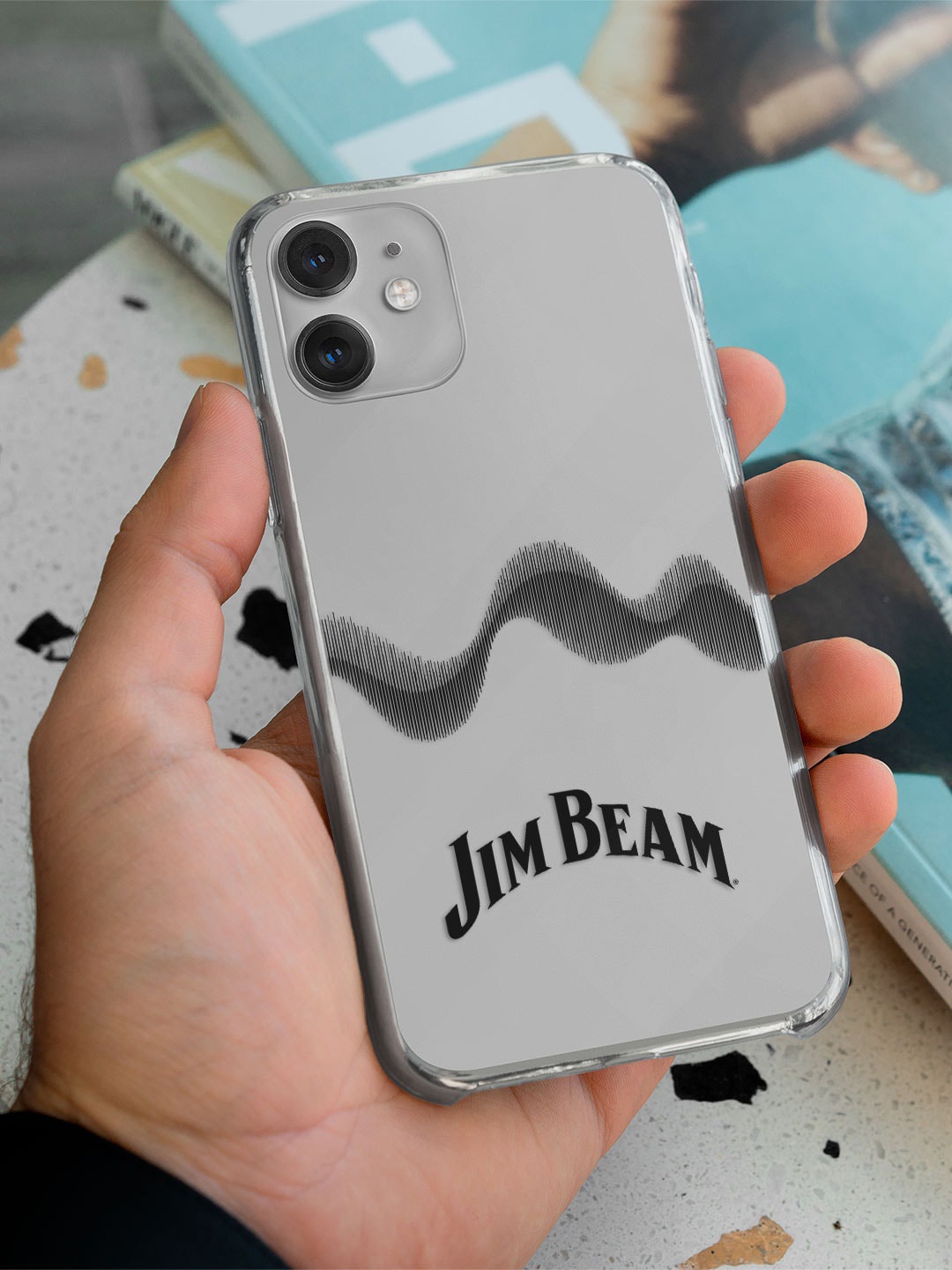 macmerise Transparent & Black Printed Jim Beam Sound Waves Design iPhone 14 Clear Phone Back Case
macmerise Transparent & Black Printed Jim Beam Sound Waves Design iPhone 14 Clear Phone Back Case