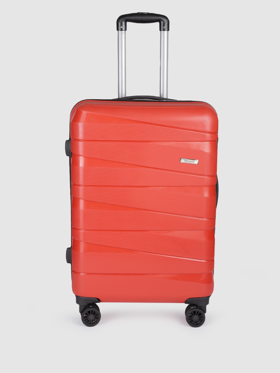 Teakwood Leathers Unisex Red Solid 360 Degree Rotation Hard Medium Trolley Bag- 54.6 L
Teakwood Leathers Unisex Red Solid 360 Degree Rotation Hard Medium Trolley Bag- 54.6 L