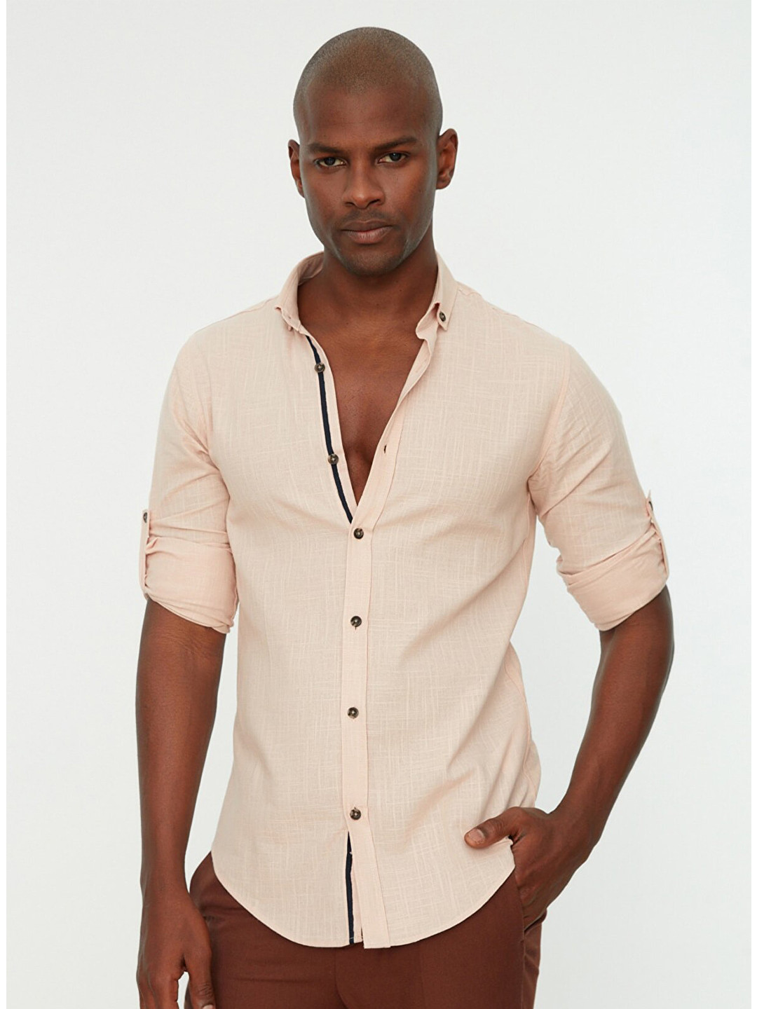 Trendyol Men Pink Cotton Casual Shirt
Trendyol Men Pink Cotton Casual Shirt