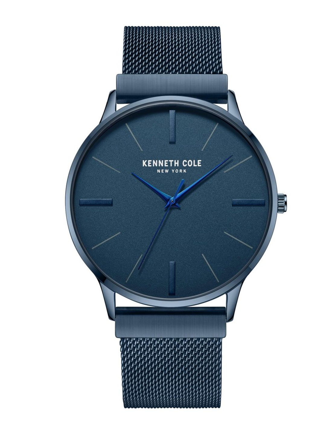 Kenneth Cole Men Blue Dial & Blue Stainless Steel Bracelet Style Straps Analogue Watch
Kenneth Cole Men Blue Dial & Blue Stainless Steel Bracelet Style Straps Analogue Watch