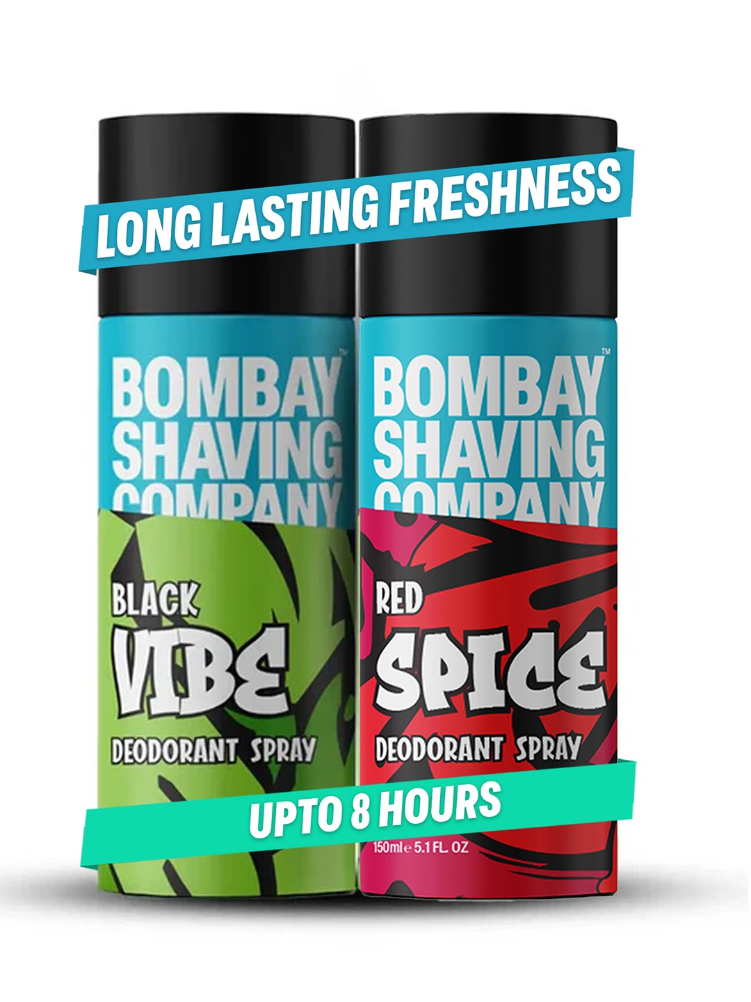 Bombay Shaving Company Men Set of Red Spice & Black Vibe Deodorant Spray - 150 ml each
Bombay Shaving Company Men Set of Red Spice & Black Vibe Deodorant Spray - 150 ml each