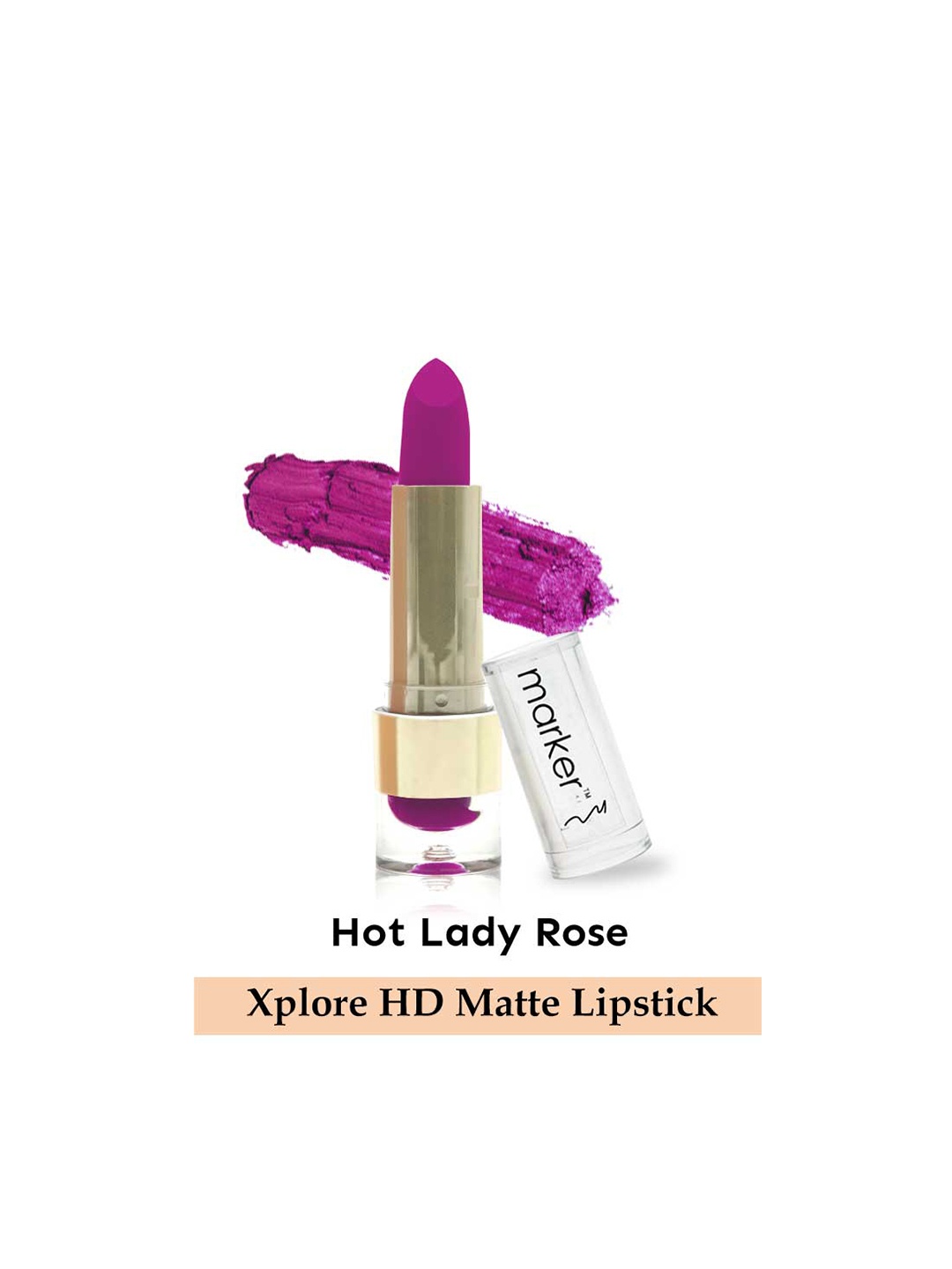 BeautyRelay London Xplore HD Matte Lipstick with Vitamin E 3.5 g -Hot Lady Rose, Purple
BeautyRelay London Xplore HD Matte Lipstick with Vitamin E 3.5 g -Hot Lady Rose, Purple