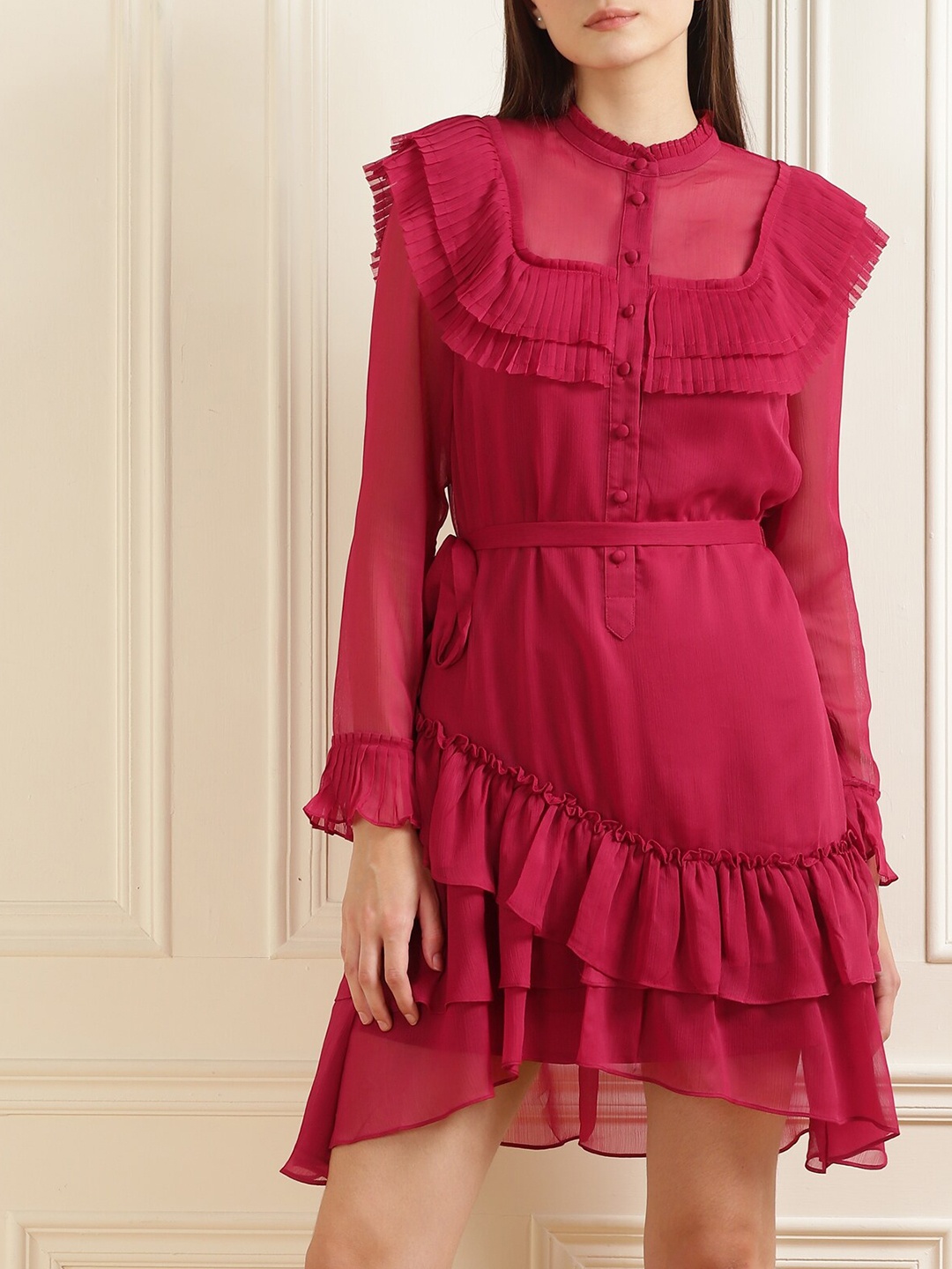Ted Baker Women Pink Midi Dress