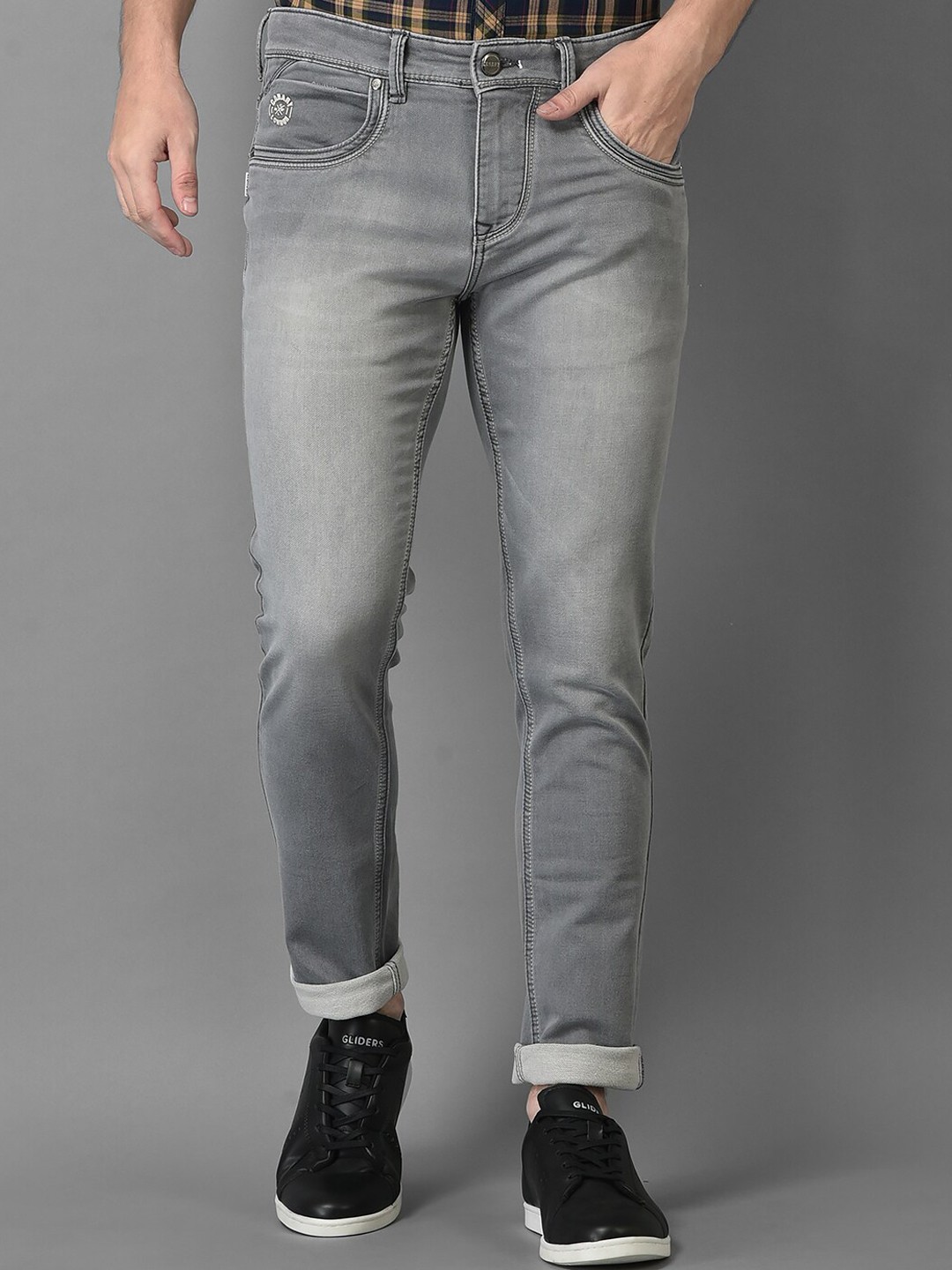 Canary London Men Grey Smart Fit Low-Rise Heavy Fade Printed Cotton Stretchable Jeans
Canary London Men Grey Smart Fit Low-Rise Heavy Fade Printed Cotton Stretchable Jeans