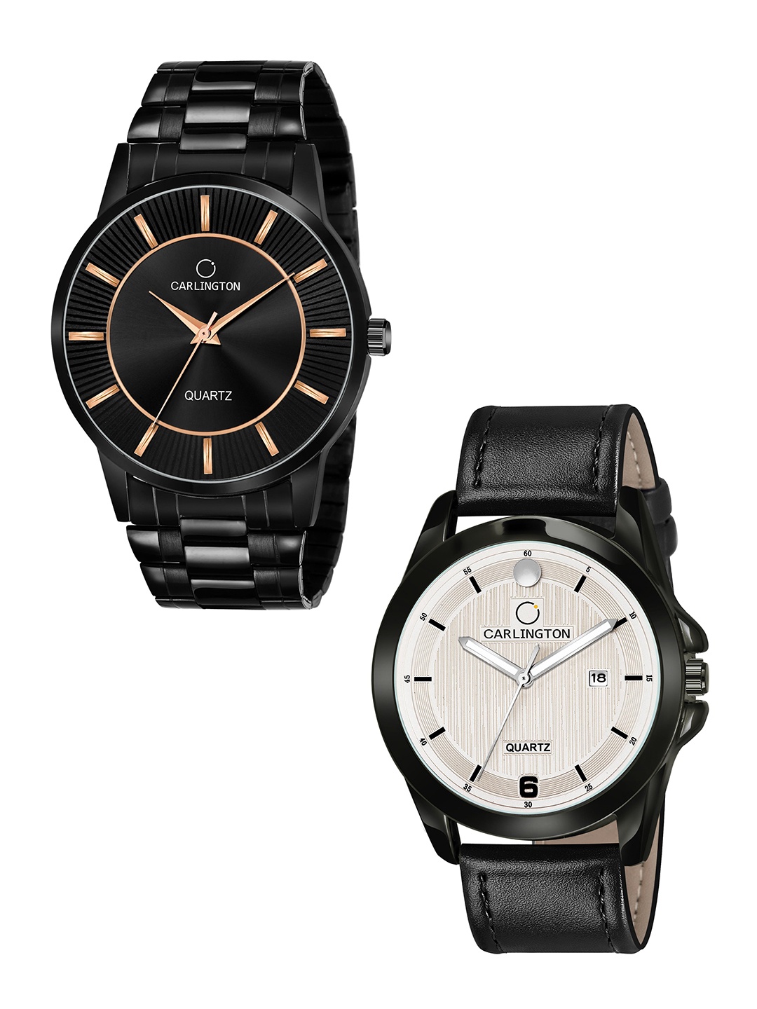 CARLINGTON Men Multicoloured Dial & Multicoloured Leather Bracelet Style Straps Analogue Watch Combo, Black
CARLINGTON Men Multicoloured Dial & Multicoloured Leather Bracelet Style Straps Analogue Watch Combo, Black
