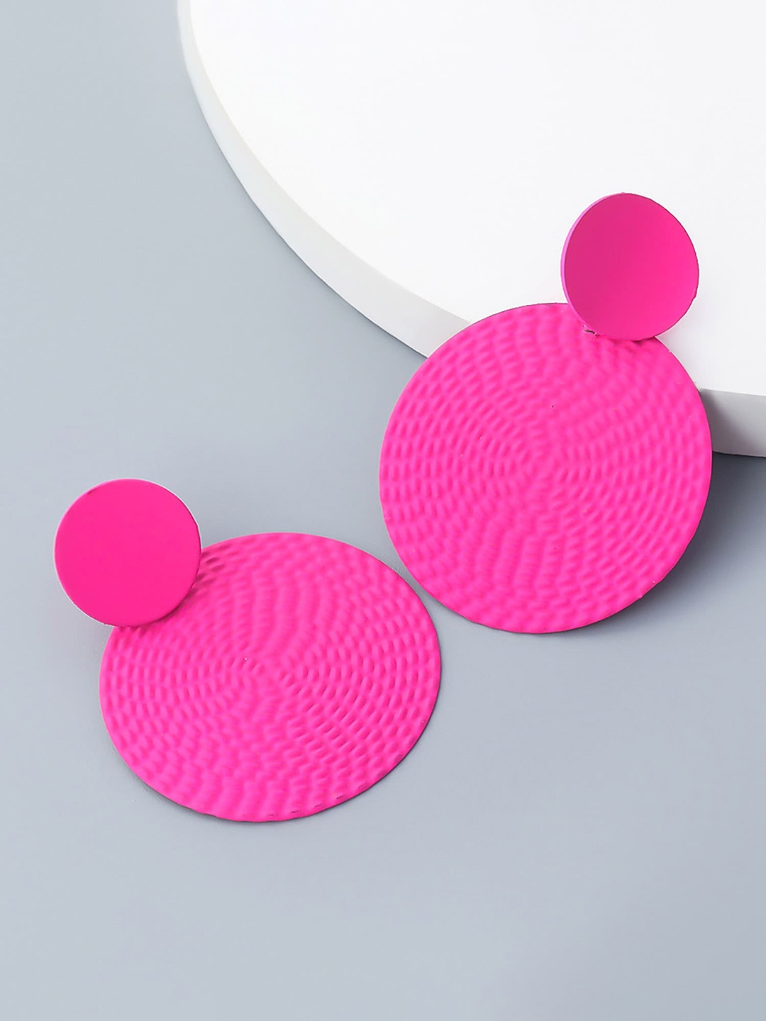 Bellofox Pink Contemporary Caitlin Drop Earrings