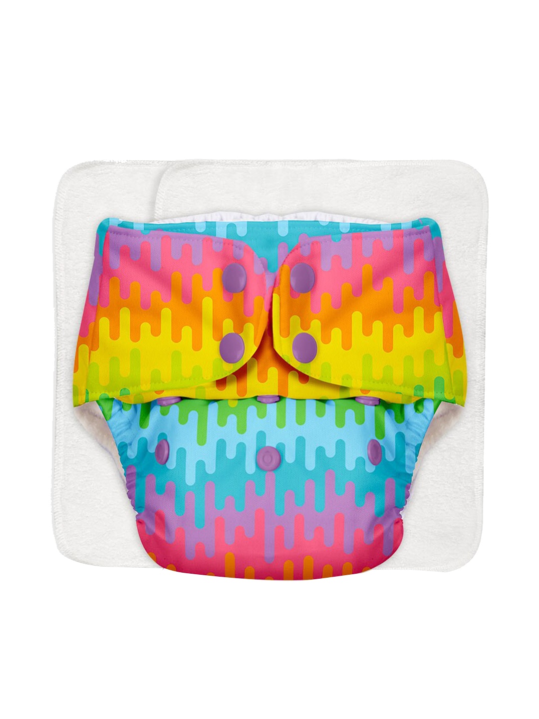 SuperBottoms Kids Multicoloured Adjustable Reusable Cloth Diaper with Quick Dry Pad, Multi
SuperBottoms Kids Multicoloured Adjustable Reusable Cloth Diaper with Quick Dry Pad, Multi