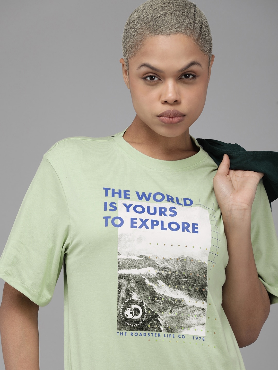 The Roadster Lifestyle Co. X Discovery Adventures Health Guard PL Antimicrobial T-shirt, Green
The Roadster Lifestyle Co. X Discovery Adventures Health Guard PL Antimicrobial T-shirt, Green