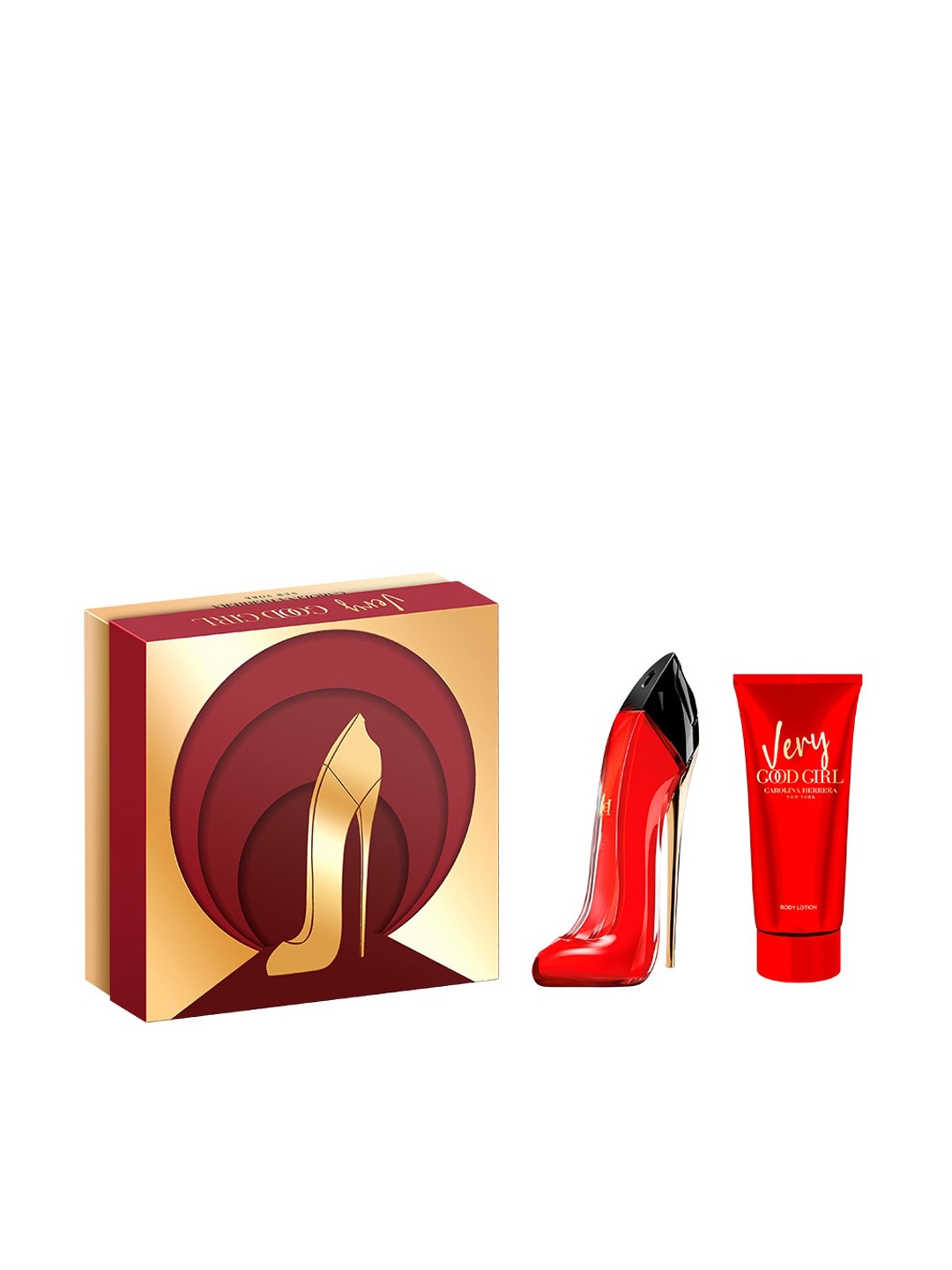 Carolina Herrera Very Good Girl Fragrance Set - Eau De Parfum 80ml & Body Lotion 100ml, Red
Carolina Herrera Very Good Girl Fragrance Set - Eau De Parfum 80ml & Body Lotion 100ml, Red