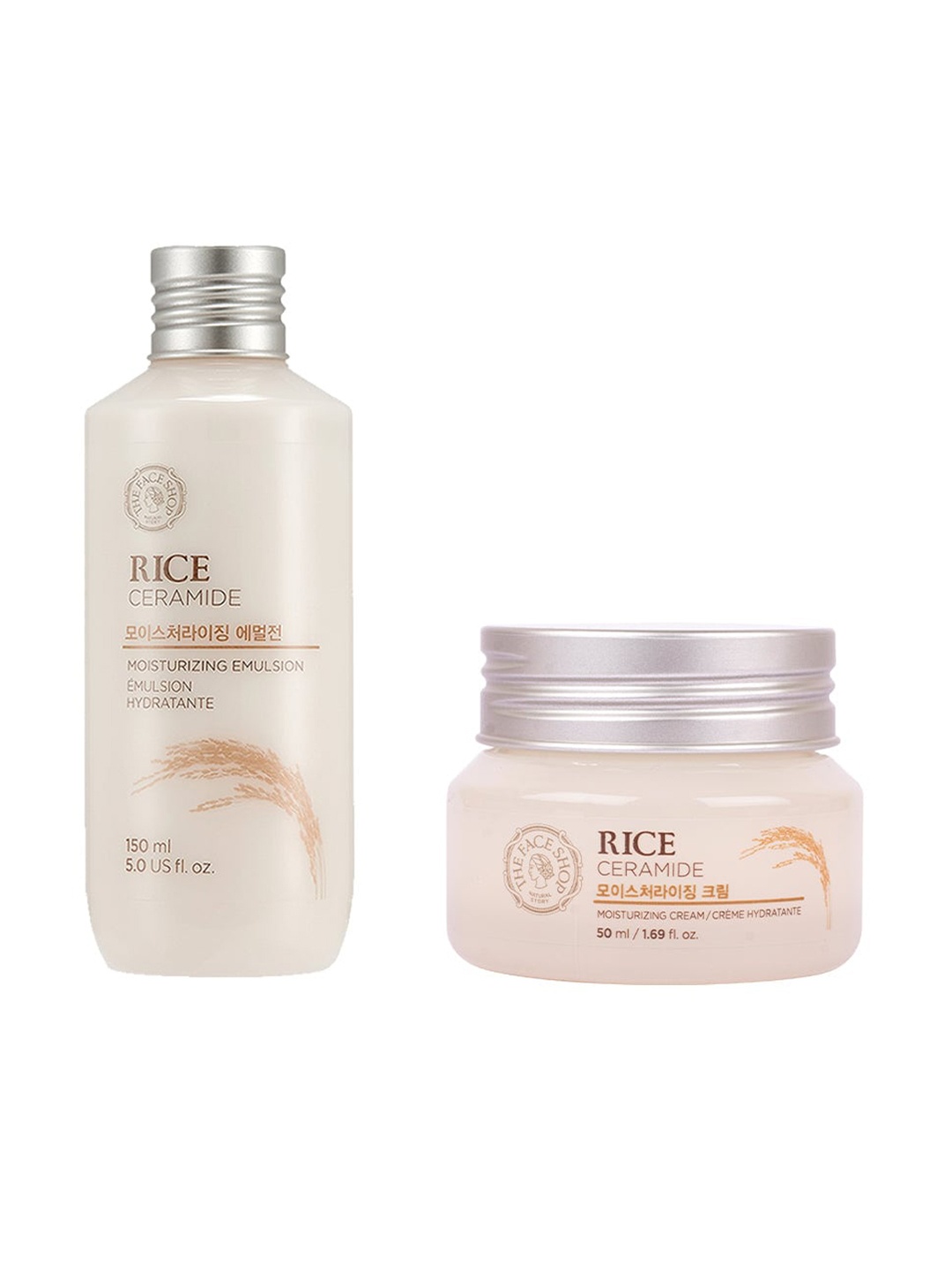 The Face Shop Rice Ceramide Intense Moisturizing Combo with Rice Extracts & Ceramide, White
The Face Shop Rice Ceramide Intense Moisturizing Combo with Rice Extracts & Ceramide, White