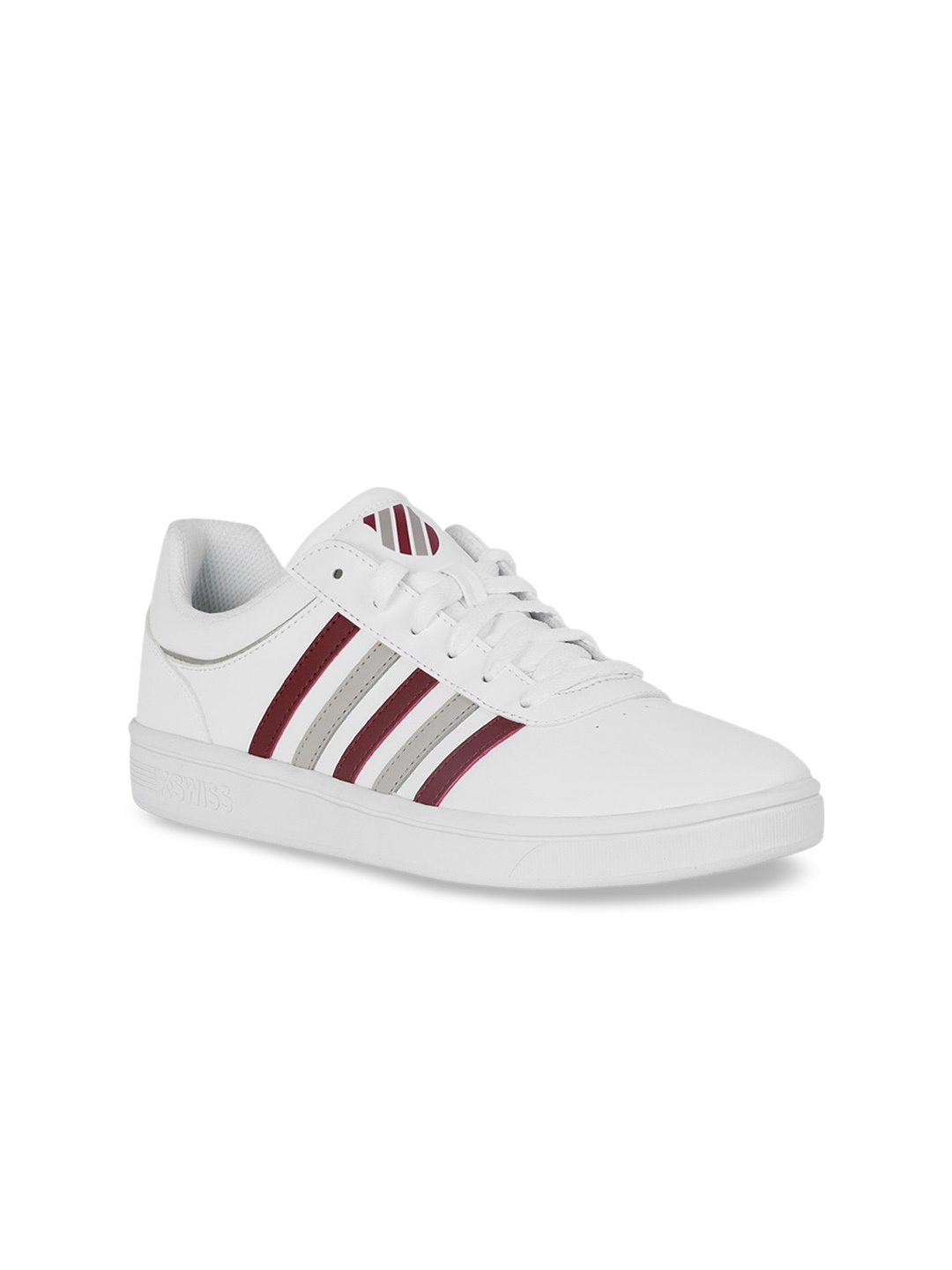 K-SWISS Women White Striped Sneakers