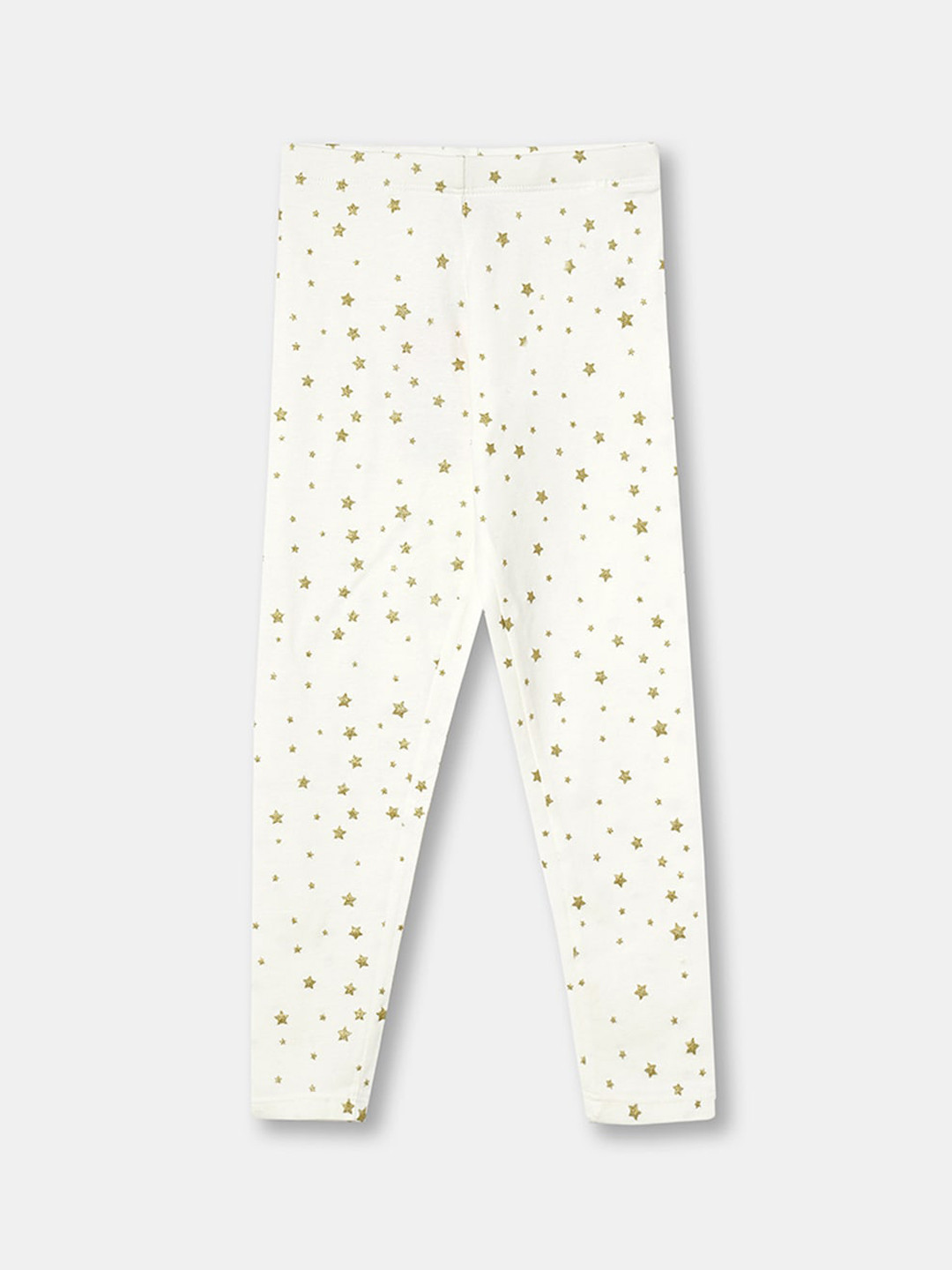 R&B Girls White Printed Cotton Ankle Length Leggings 
R&B Girls White Printed Cotton Ankle Length Leggings