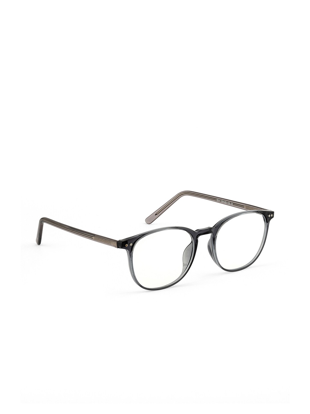 ROYAL SON Unisex Grey Full Rim Square Frames