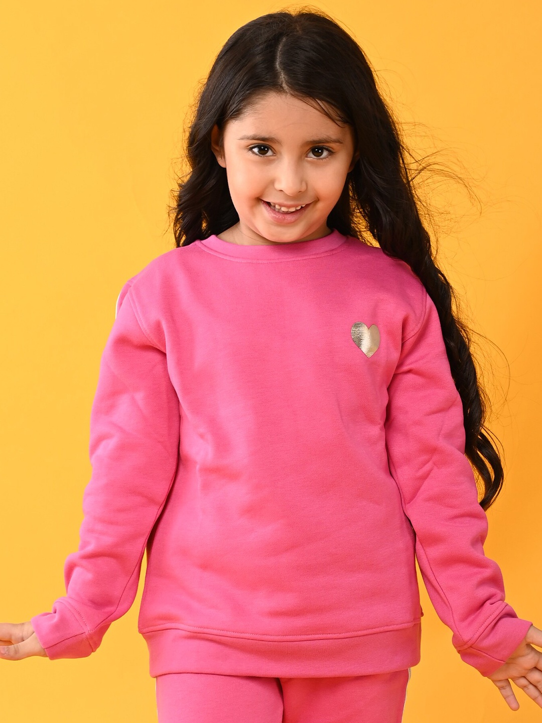Anthrilo Girls Pink Sweatshirt