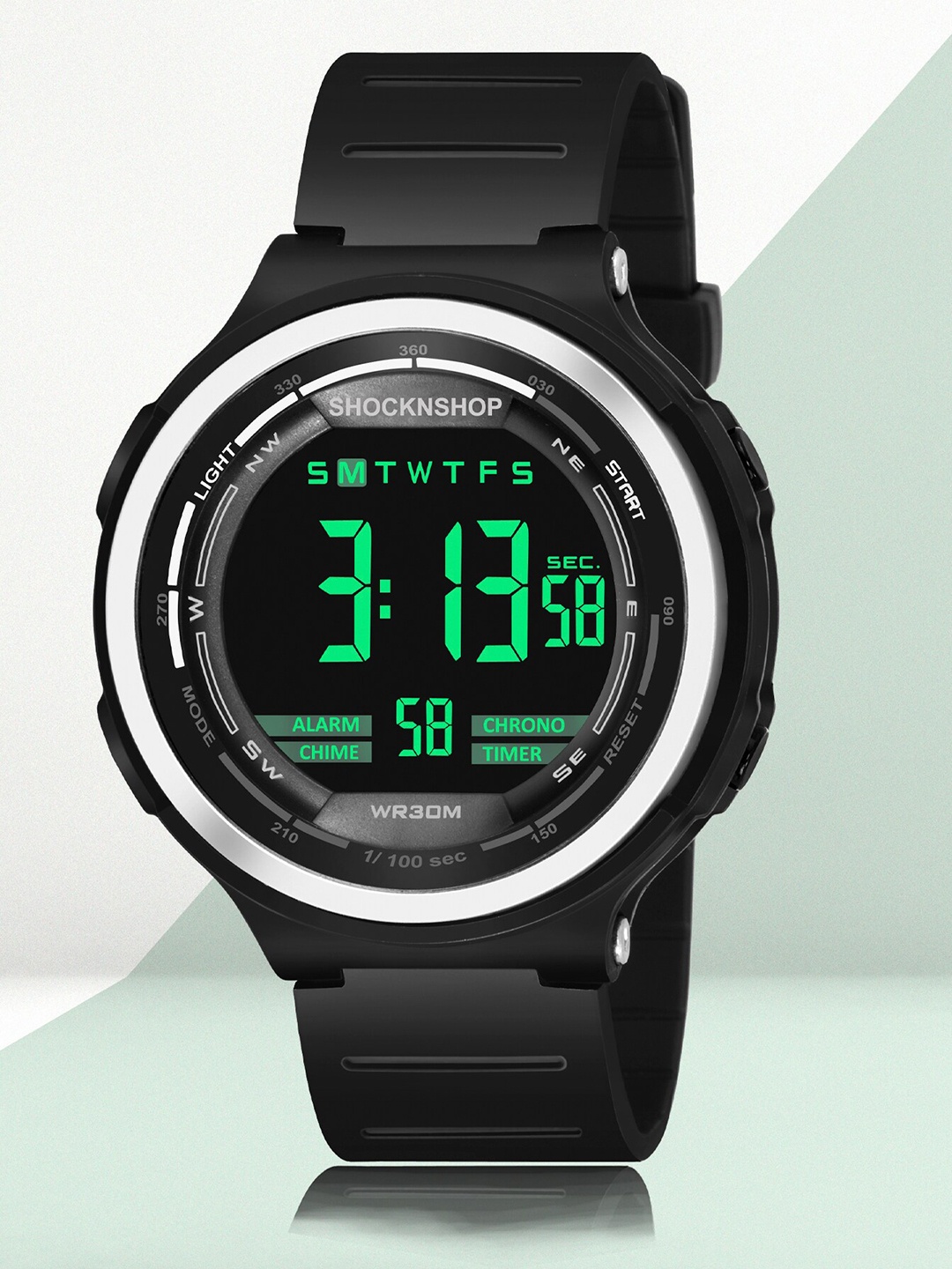 Shocknshop Men Black Dial & Black Bracelet Style Straps Digital Multi Function Watch Watch28Black
Shocknshop Men Black Dial & Black Bracelet Style Straps Digital Multi Function Watch Watch28Black