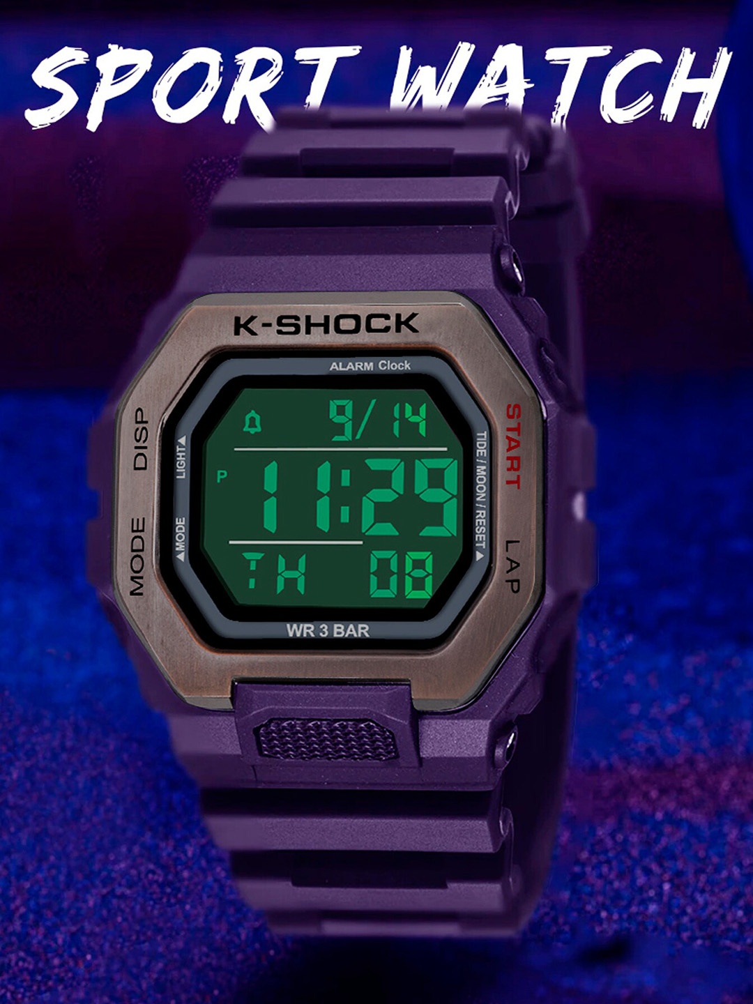 Shocknshop Unisex Black Dial & Grey Textured Straps Digital Multi Function Watch Watch32Grey
Shocknshop Unisex Black Dial & Grey Textured Straps Digital Multi Function Watch Watch32Grey