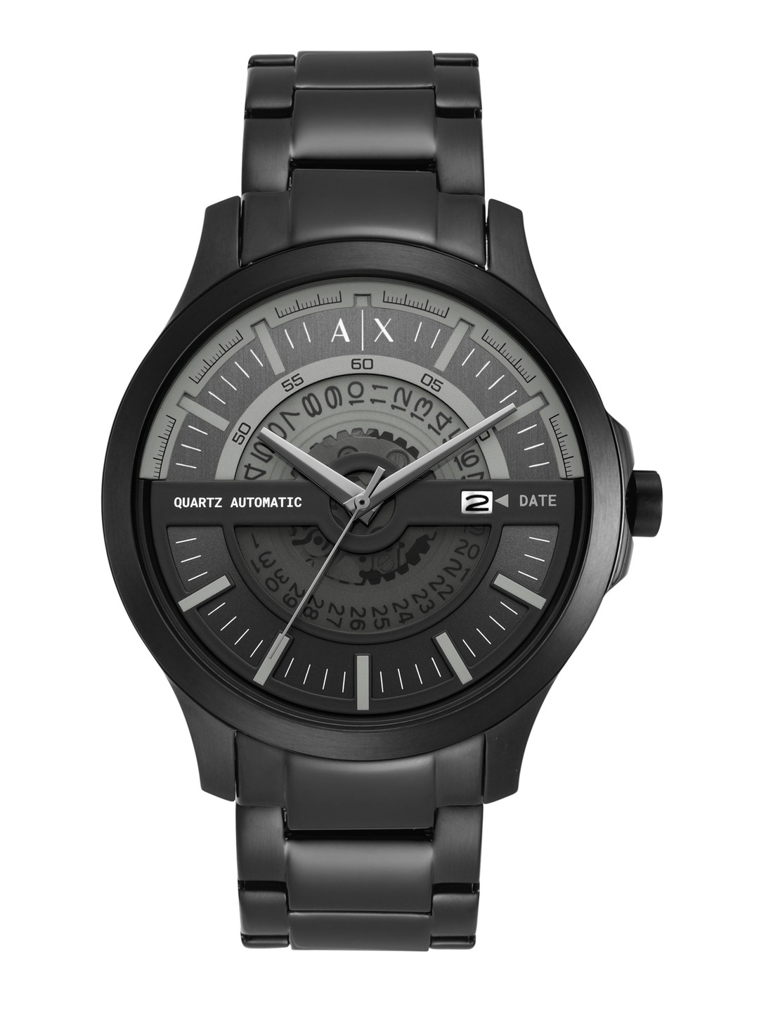 Armani Exchange Men Black & Grey Automatic Motion Powered Analogue Watch AX2444-Black
Armani Exchange Men Black & Grey Automatic Motion Powered Analogue Watch AX2444-Black