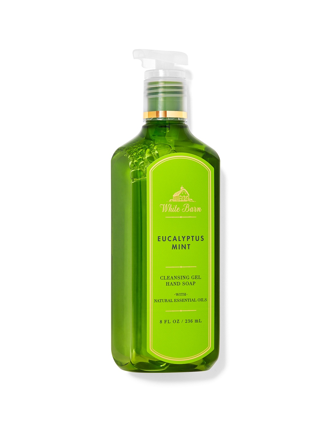 Bath & Body Works Eucalyptus Mint Cleansing Gel Hand Soap with Essential Oils - 236ml, Green
Bath & Body Works Eucalyptus Mint Cleansing Gel Hand Soap with Essential Oils - 236ml, Green