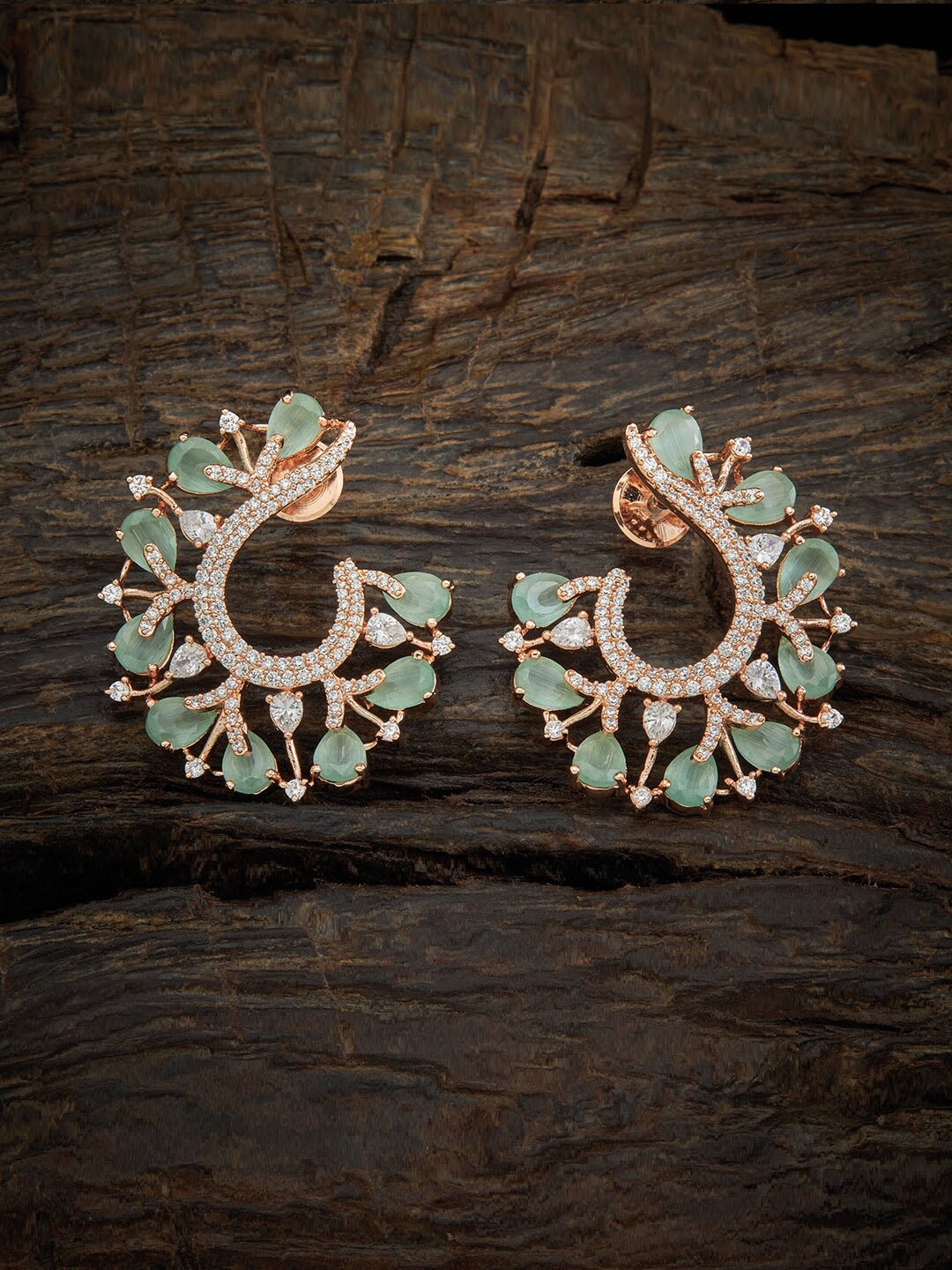 Kushal's Fashion Jewellery Women Sea Green Rose-Gold Plated Cubic Zirconia Studs Earrings
Kushal's Fashion Jewellery Women Sea Green Rose-Gold Plated Cubic Zirconia Studs Earrings