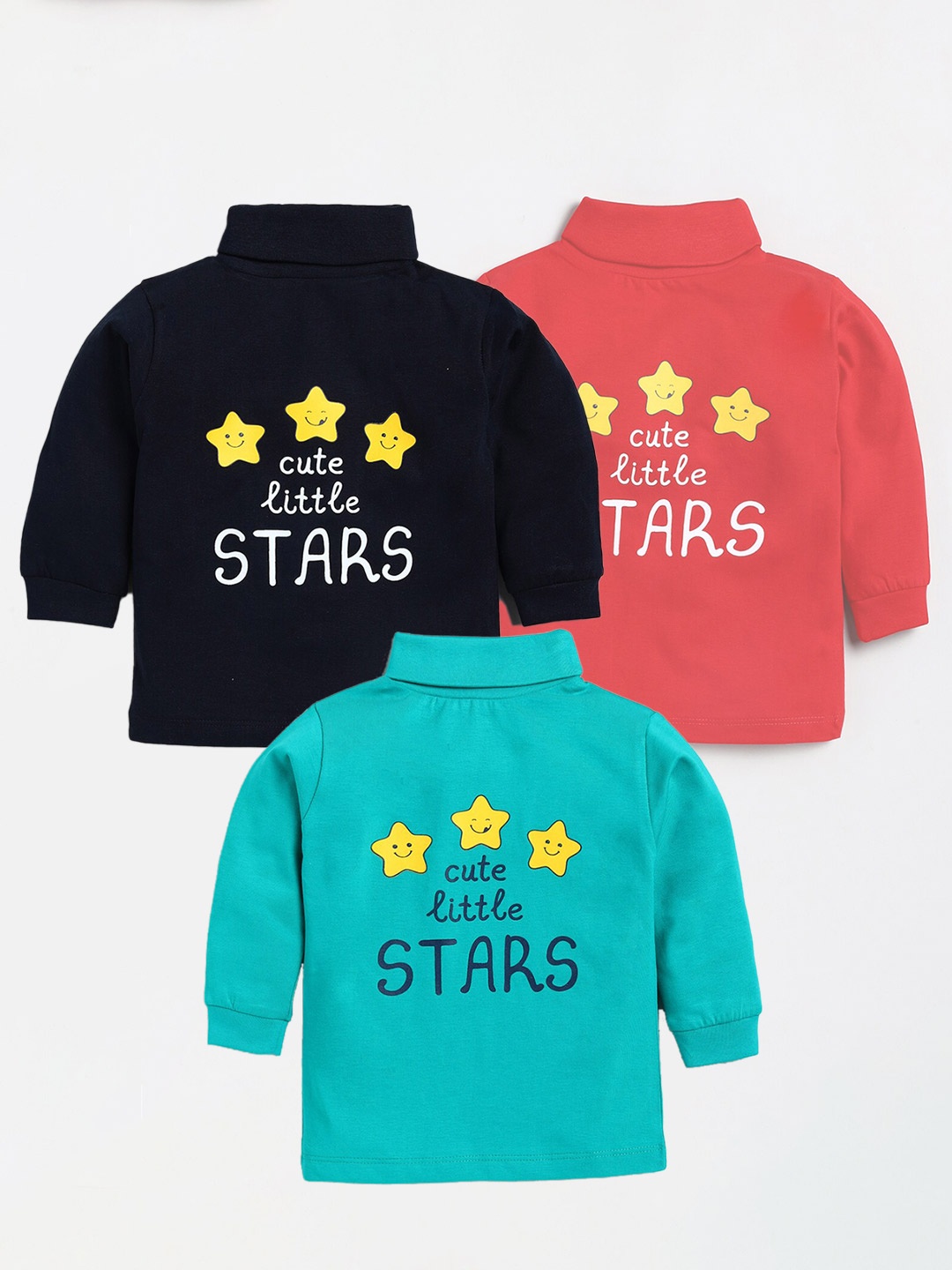 Nottie Planet Boys Pack of 3 Typography Printed Pure Cotton Polo Collar T-shirt, Blue
Nottie Planet Boys Pack of 3 Typography Printed Pure Cotton Polo Collar T-shirt, Blue