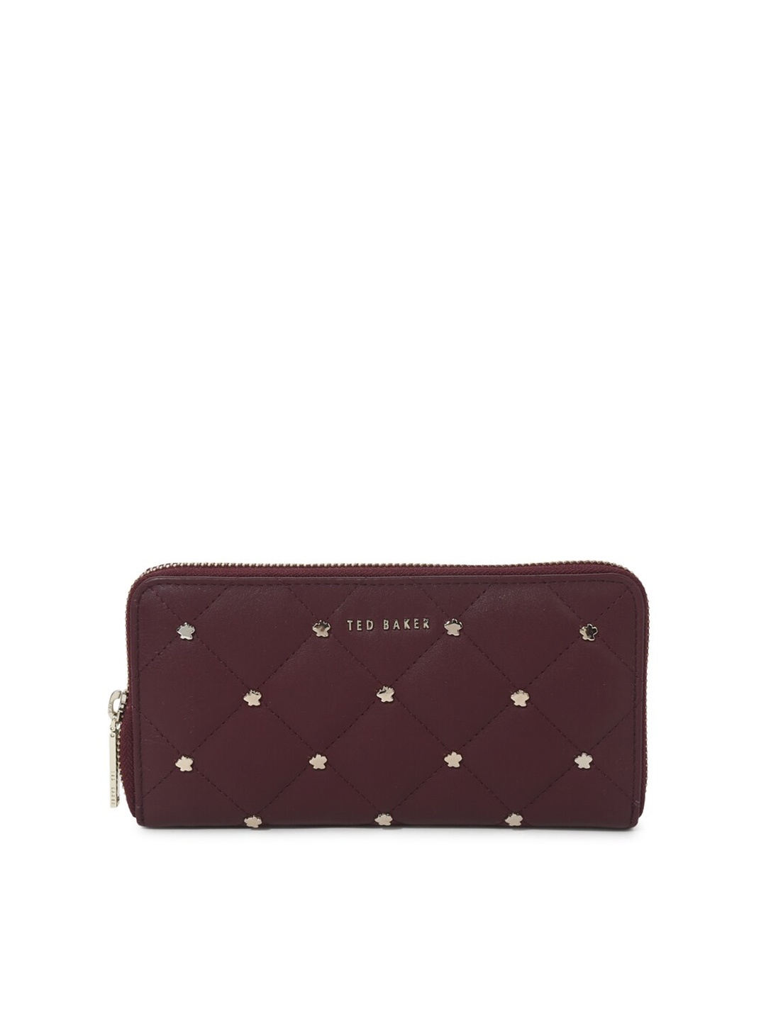 Ted Baker Women Brown & Gold-Toned Geometric Leather Card Holder with Passport Holder
Ted Baker Women Brown & Gold-Toned Geometric Leather Card Holder with Passport Holder
